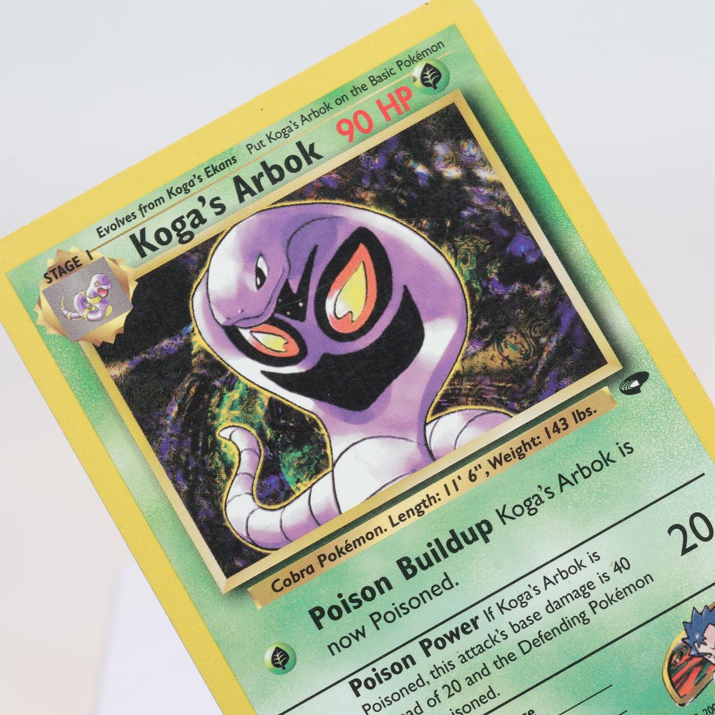Pokemon TCG Kogas Arbok 25132 Gym Challenge Rare WOTC MP 168232466158