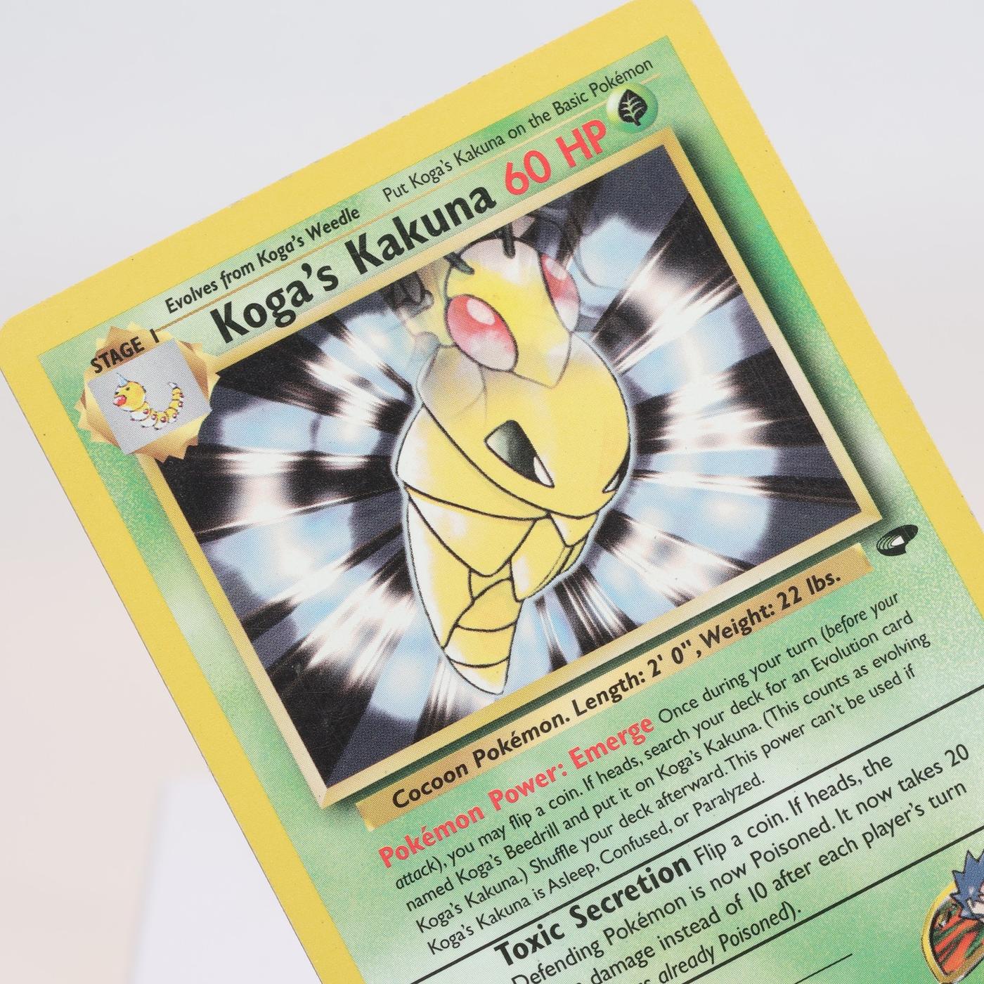 Pokemon TCG Kogas Kakuna 47132 Gym Challenge Uncommon WOTC EXC 168232466178