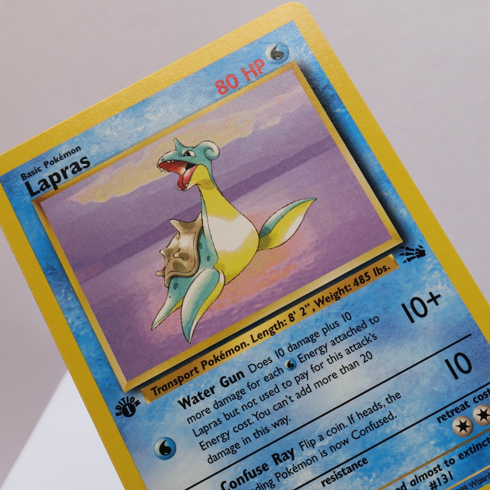 Pokemon TCG Lapras 2562 Fossil Rare 1st Edition WOTC 1999 EXCNM 167830364528