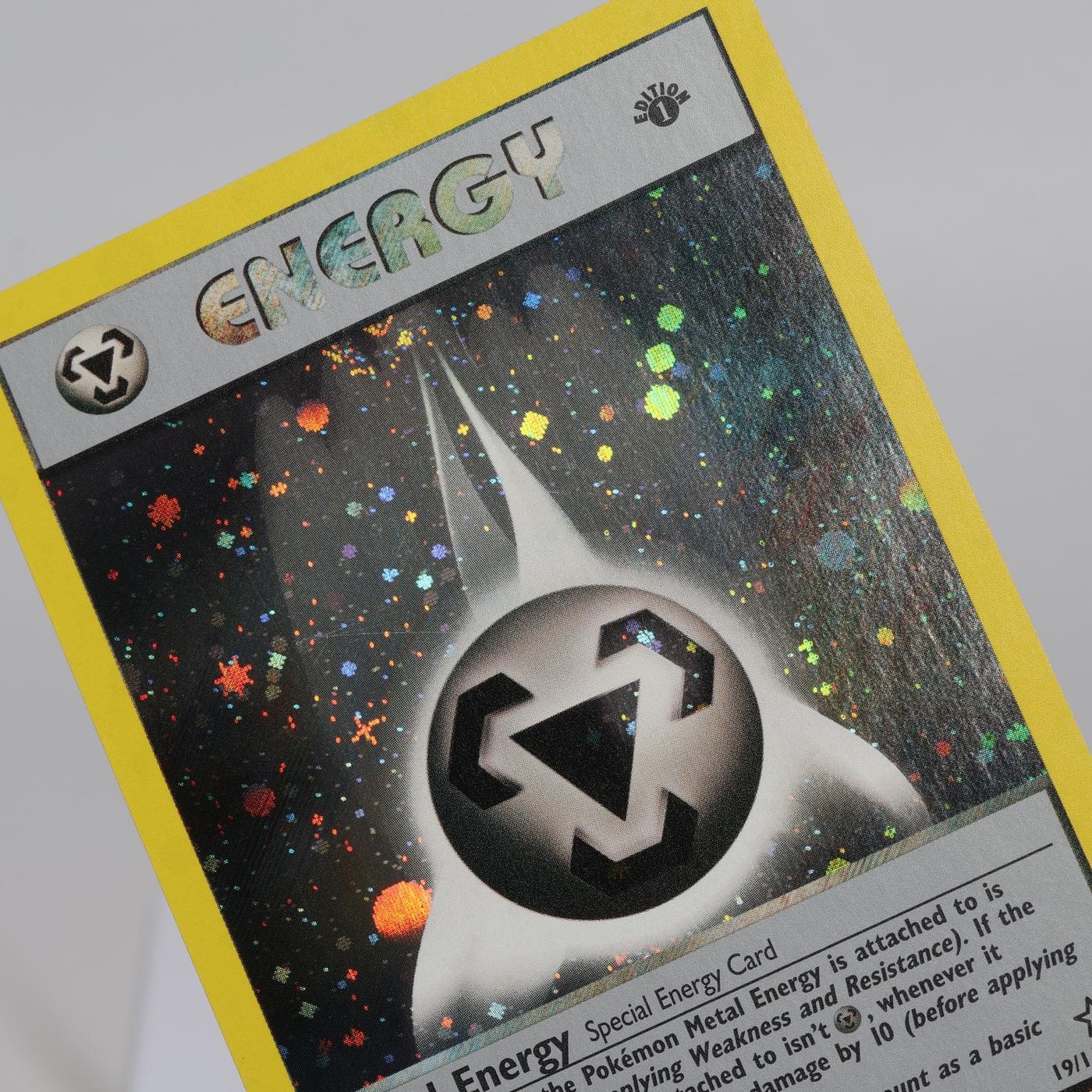 Pokemon TCG Metal Energy 19111 Neo Genesis Holo Rare 1st Edition EXCNM 168205418418