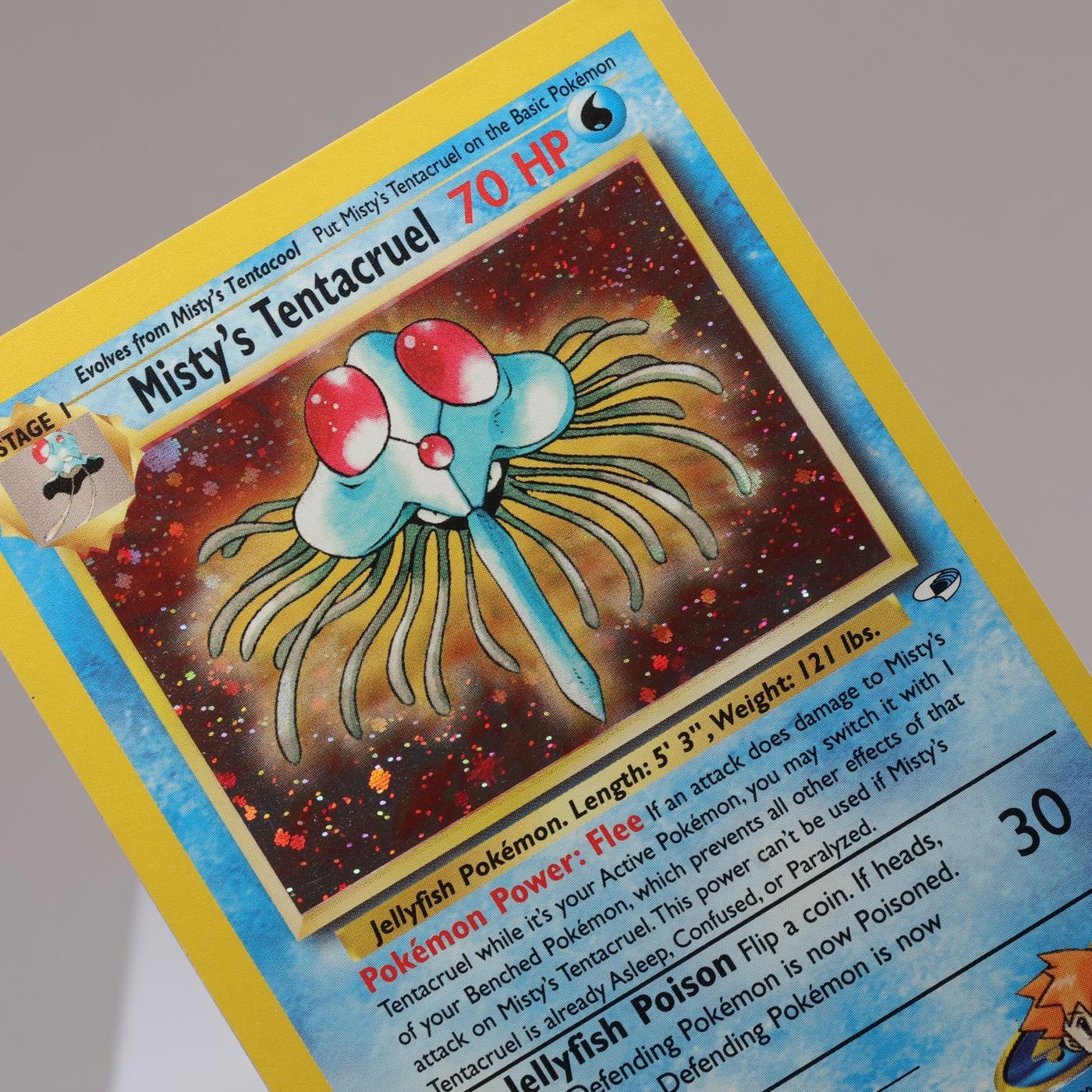 Pokemon TCG Mistys Tentacruel 10132 Gym Heroes Holo Rare NM Indent 167965977948