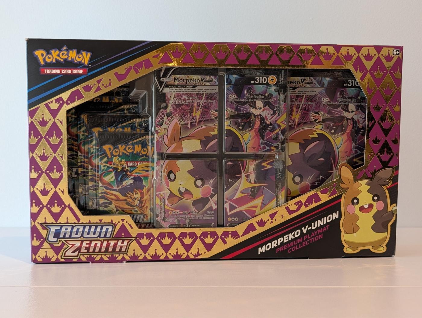Pokemon TCG Morpeko V Union Premium Playmat Collection Crown Zenith 168579735678 2