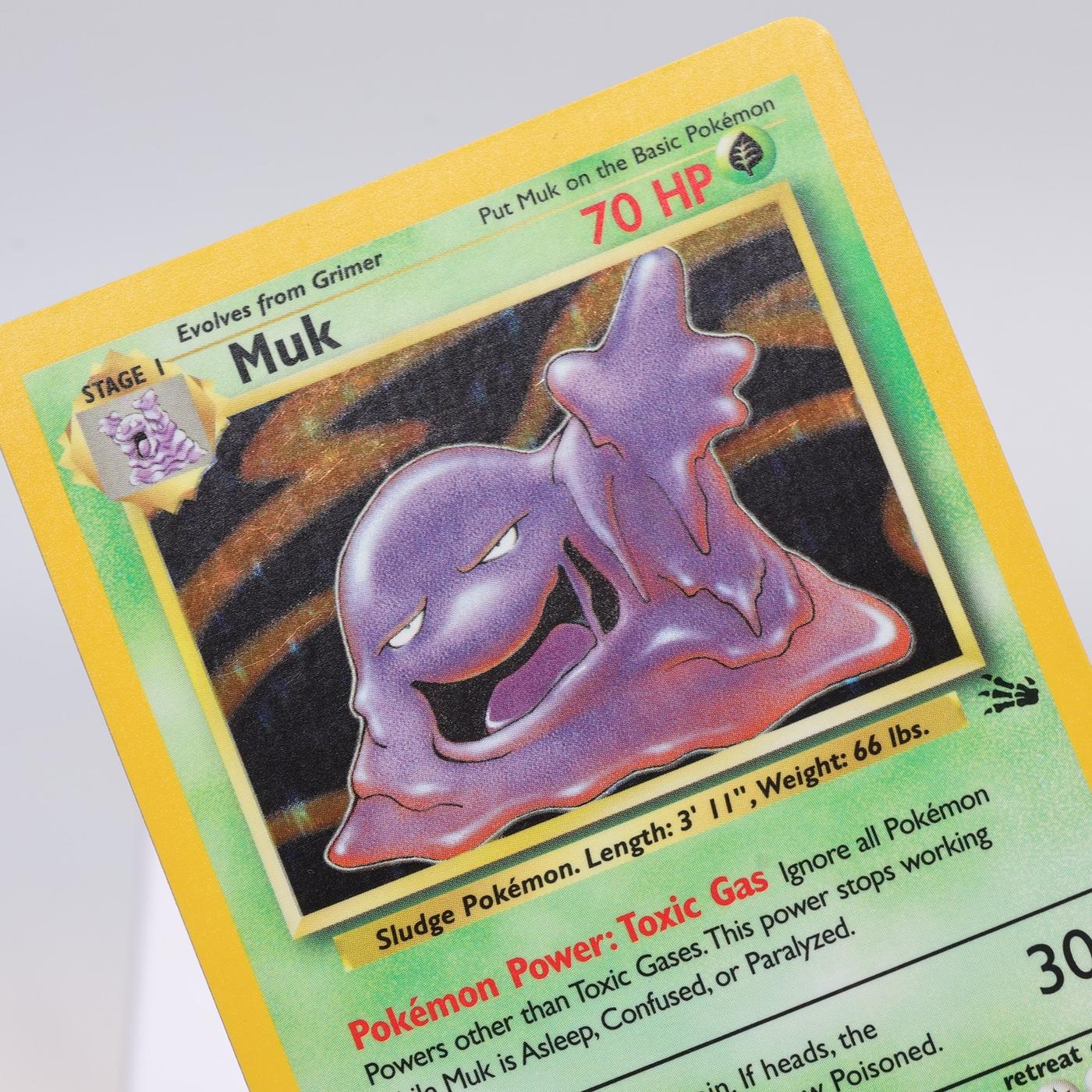 Pokemon TCG Muk 1362 Fossil Holo Rare WOTC EXCNM 168421188088