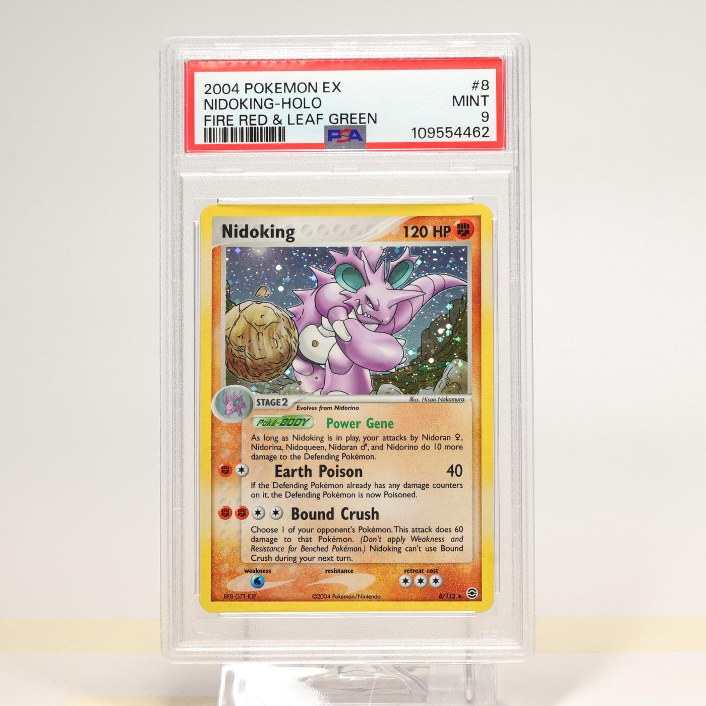 Pokemon TCG Nidoking 8112 Holo Rare EX Fire Red Leaf Green PSA 9 Mint 168276210878 2