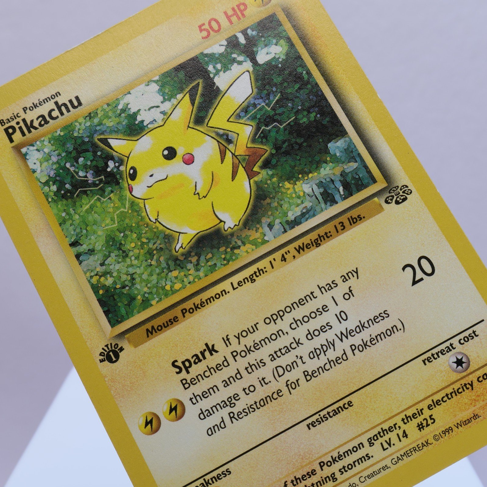 Pokemon TCG – Pikachu 60/64 Jungle Common 1st Edition WOTC 1999 – EXC