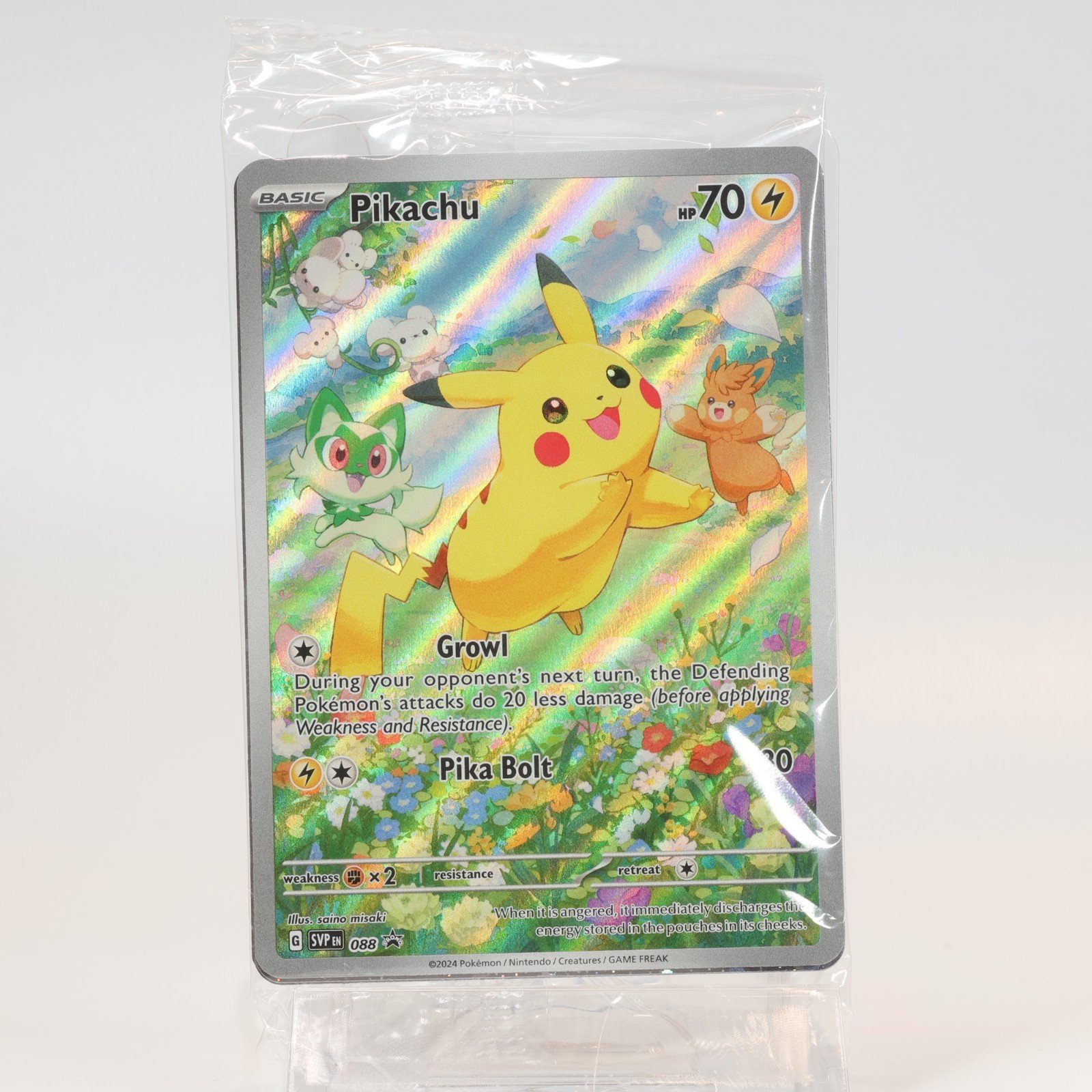 Pokemon TCG Pikachu SVP 088 Black Star Promo Paldea Adventure Chest Promos 168143410288 2