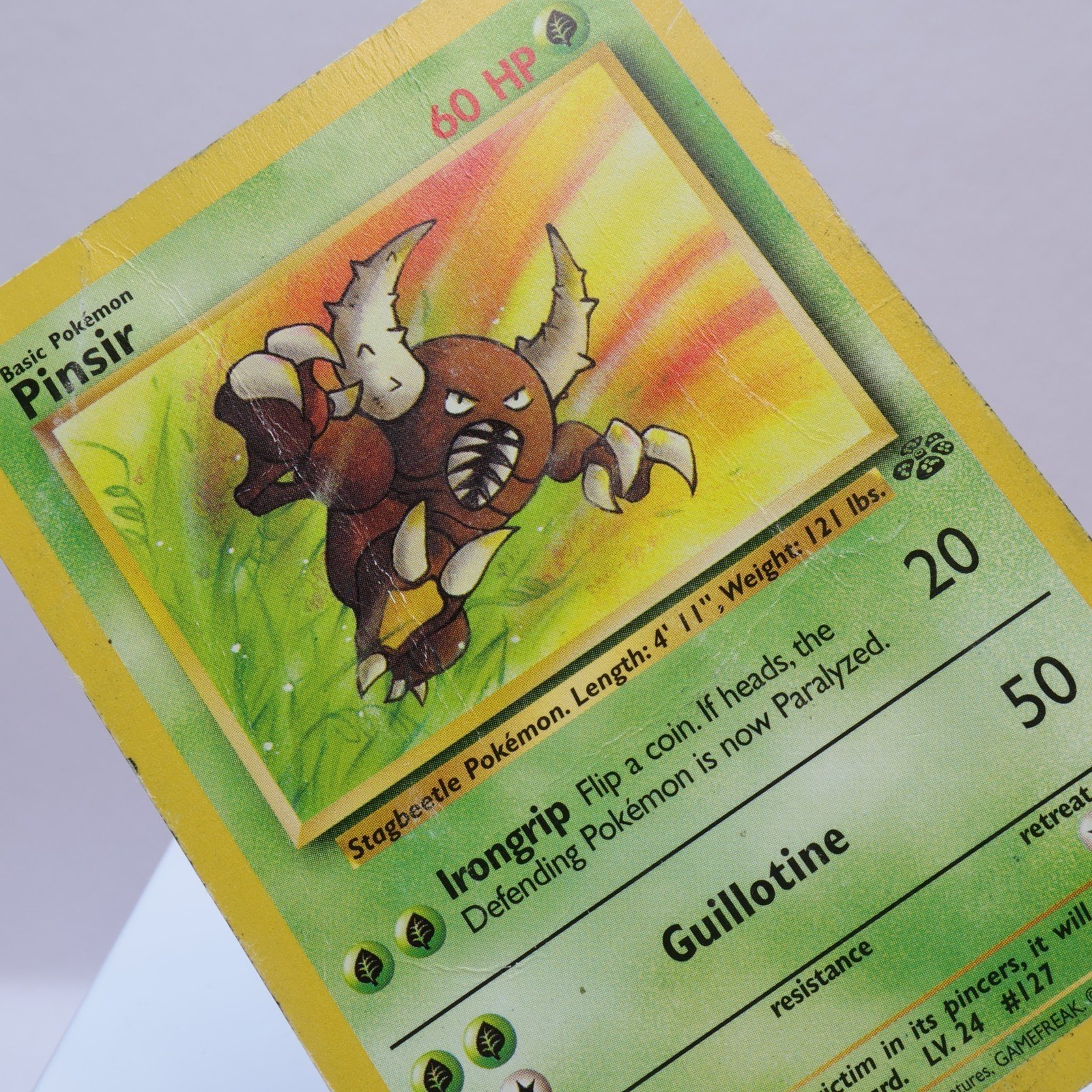 Pokemon TCG – Pinsir 25/64 Jungle Rare  WOTC 1999 – HP