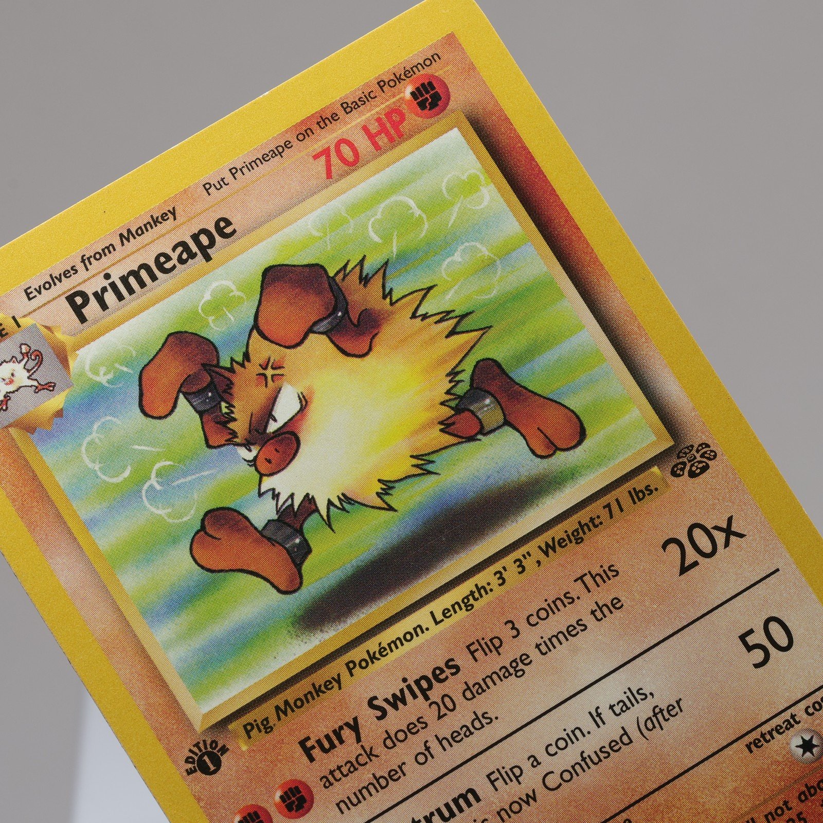 Pokemon TCG Primeape 4364 Jungle Uncommon 1st Edition WOTC 1999 167974214038