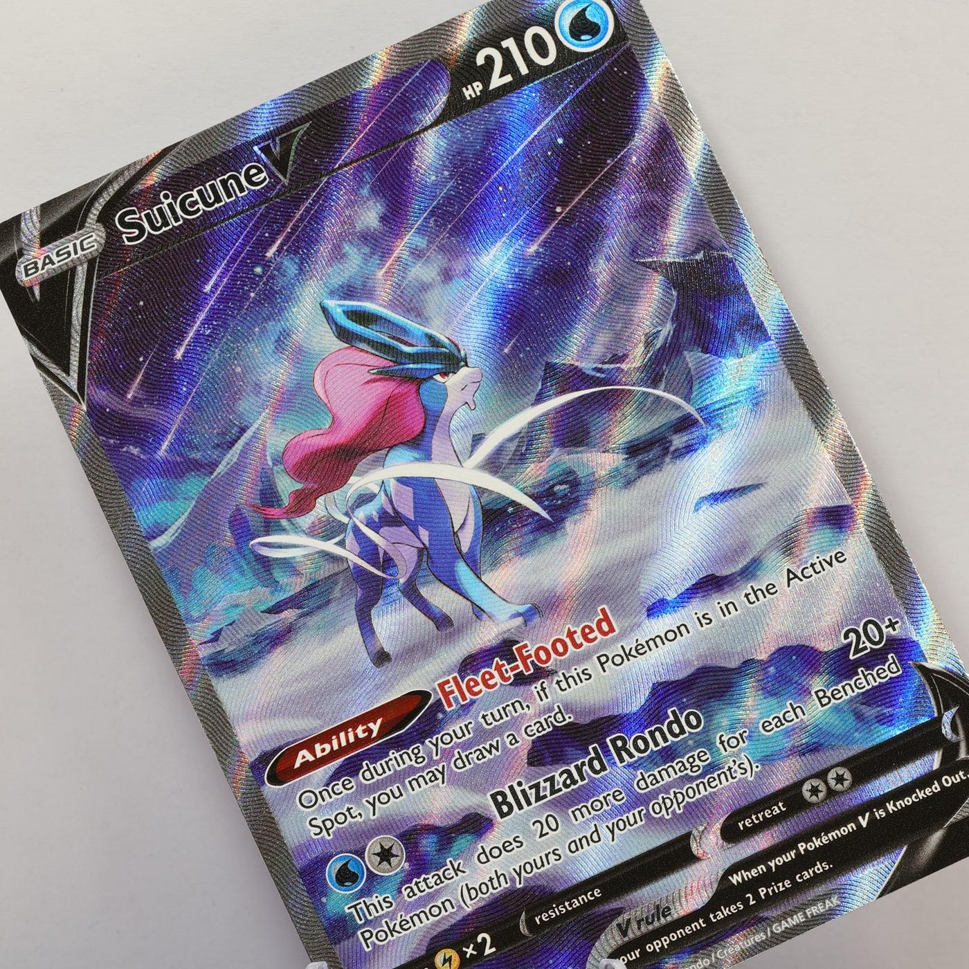 Pokemon TCG Suicune V GG38GG70 Crown Zenith Galarian Gallery WOTC NMM 168575354978