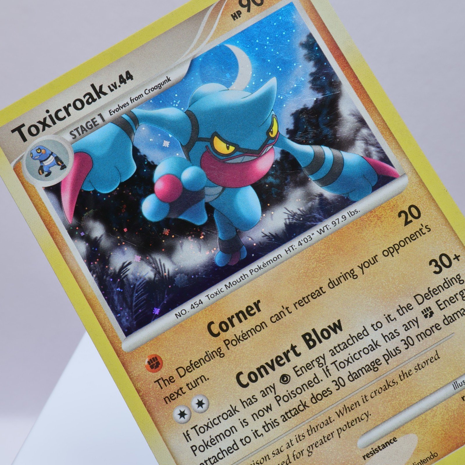 Pokemon TCG – Toxicroak 11/99 Arceus Holo Rare   – EXC