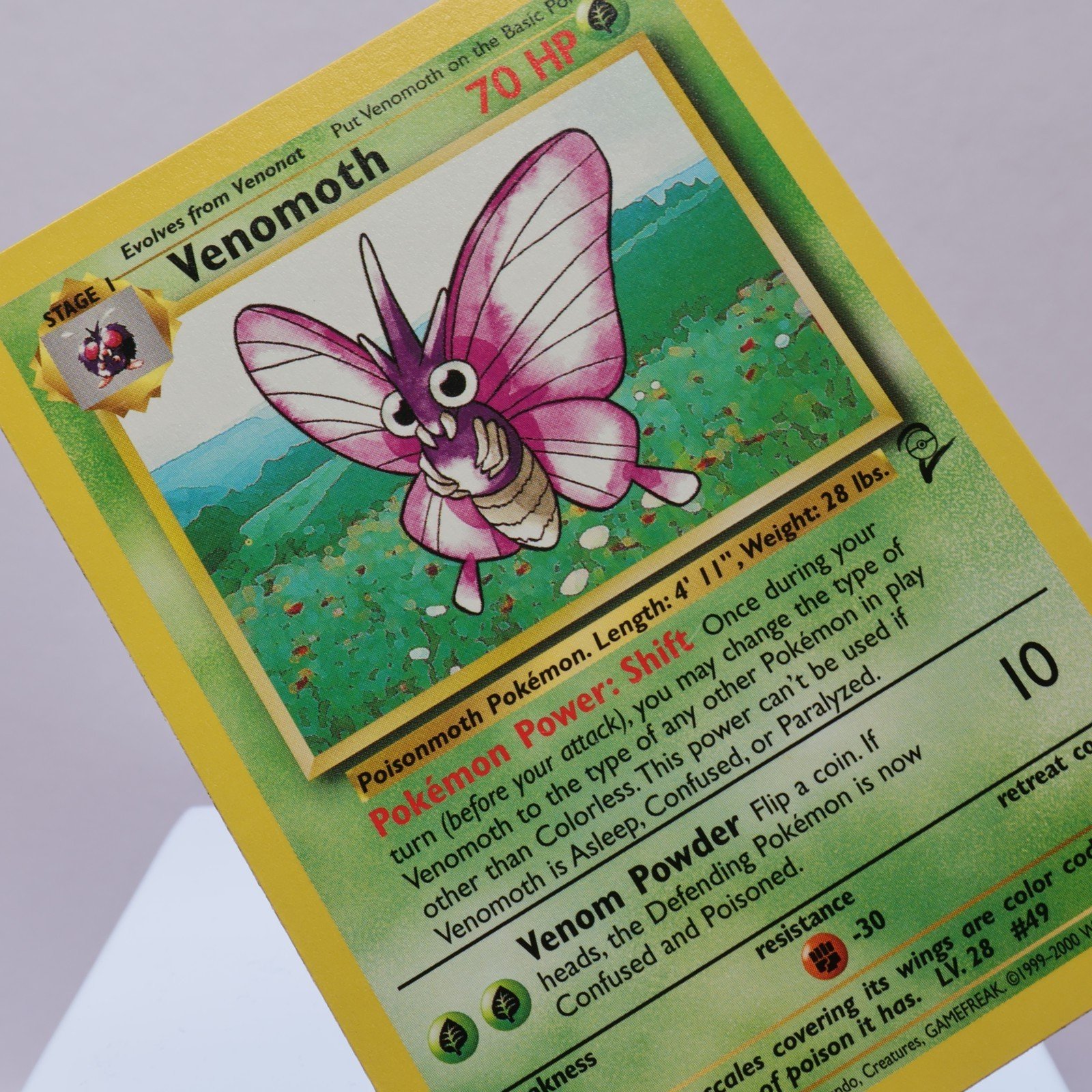 Pokemon TCG – Venomoth 31/130 Base Set 2 Rare  WOTC – EXC