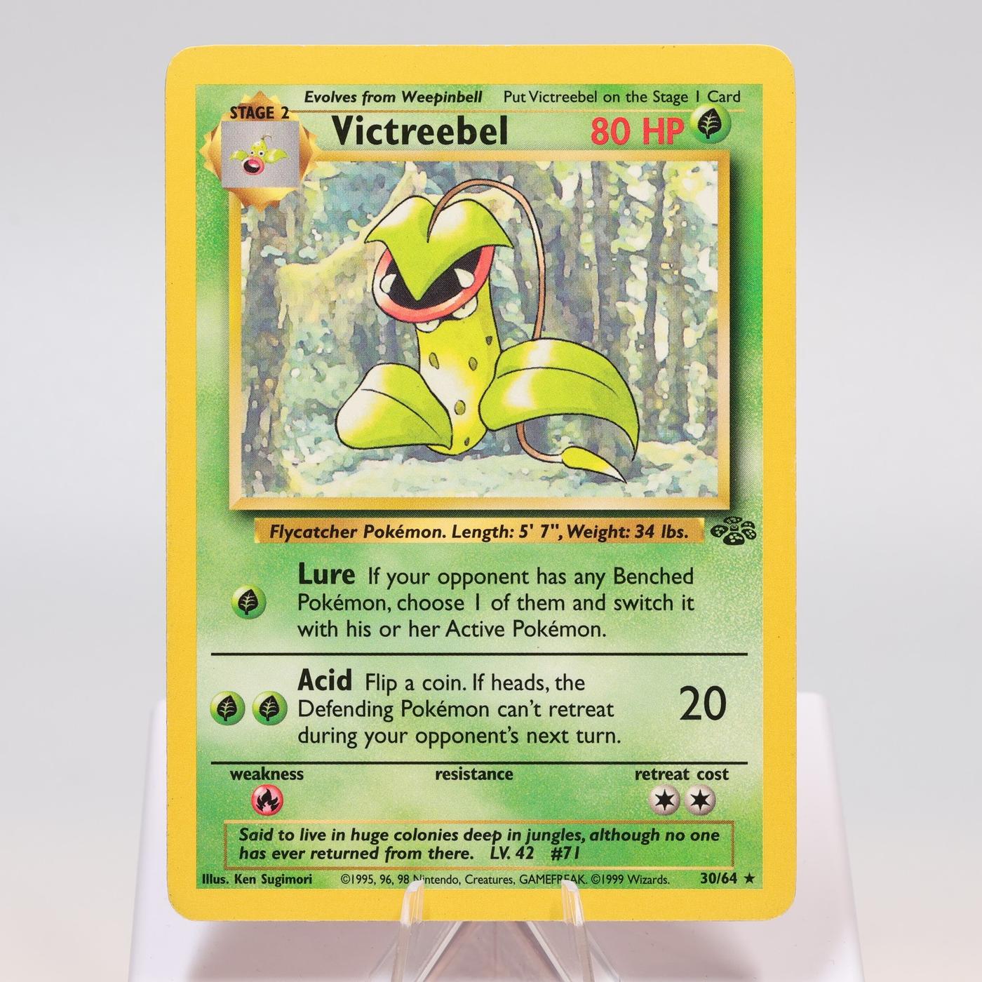 Pokemon TCG Victreebel 3064 Jungle Rare WOTC EXC 168421188108 2
