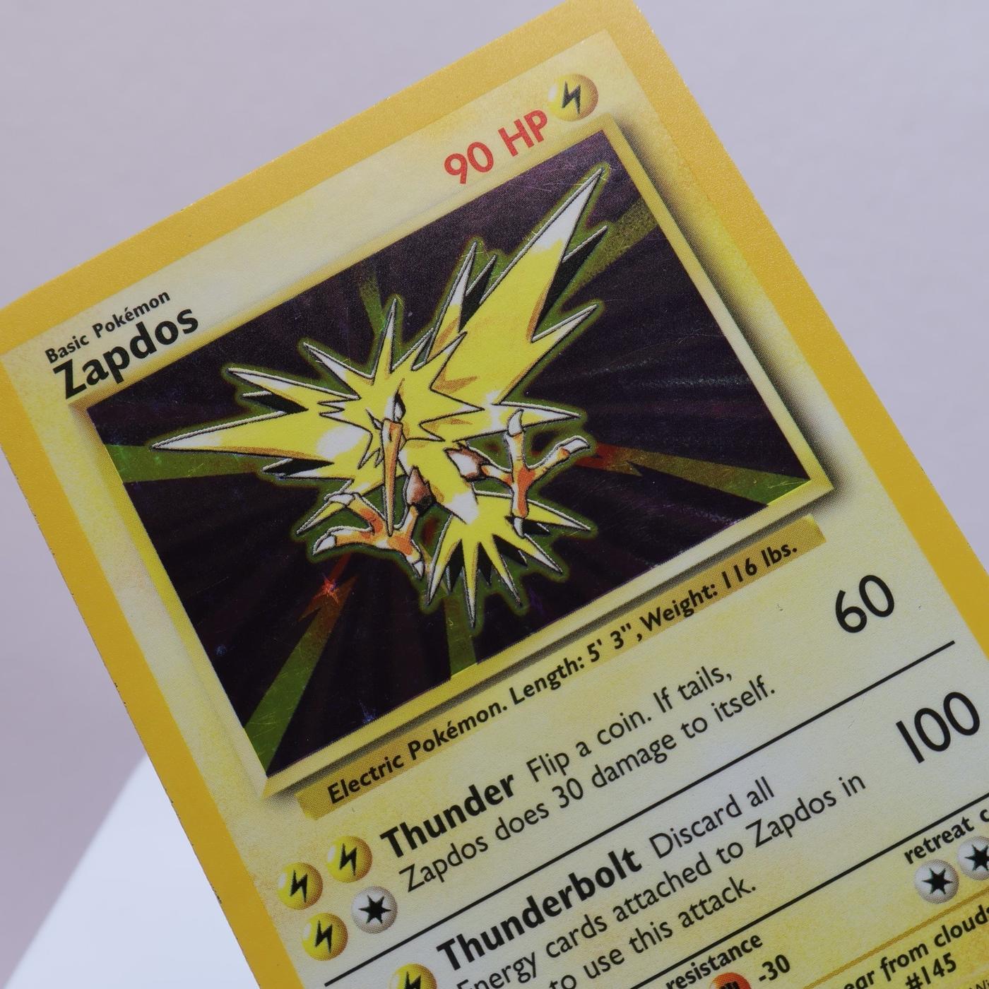 Pokemon TCG Zapdos 16102 Base Set Holo Rare WOTC 1999 EXC 167830364468