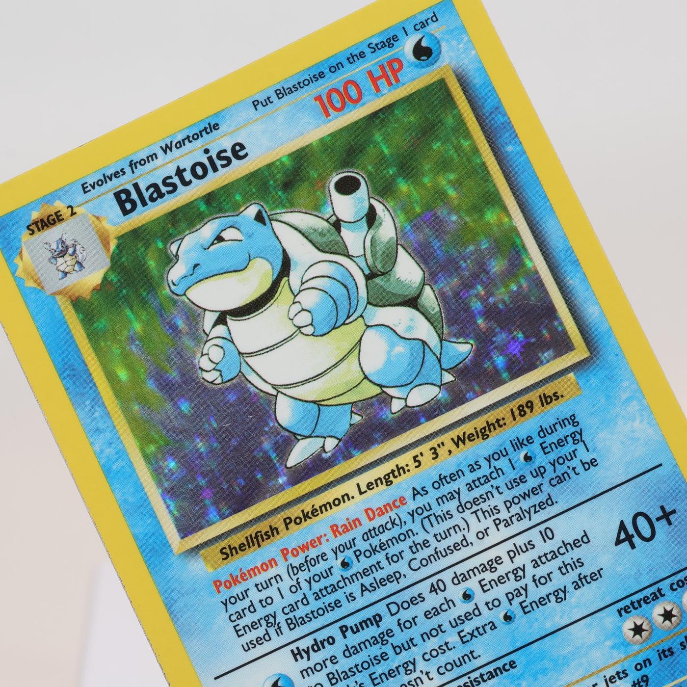 Pokemon TCG Blastoise 2102 Base Set Holo Rare WOTC EXC 168205418429