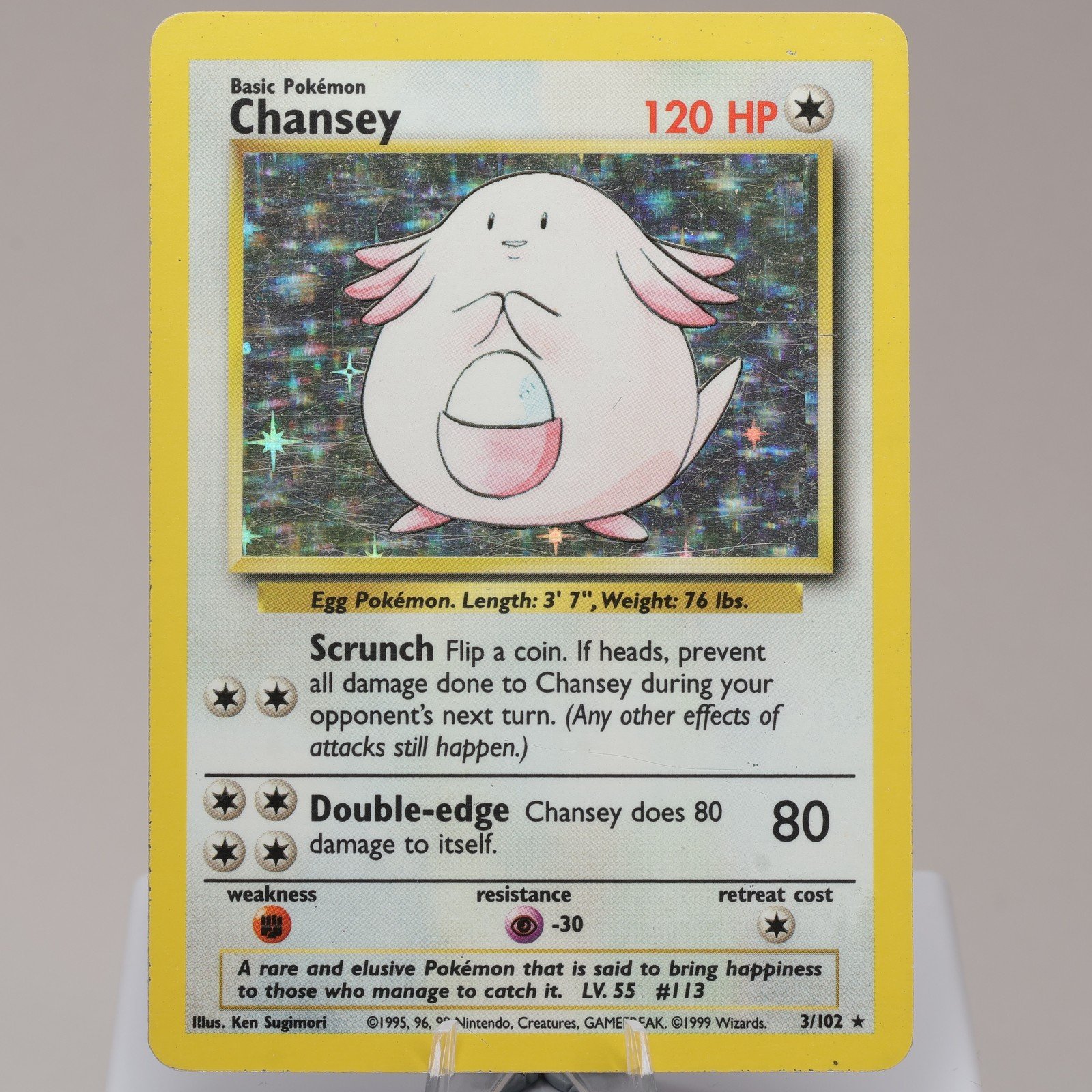 Pokemon TCG Chansey 3102 Base Set Holo Rare WOTC 1999 PL 167950658969 2