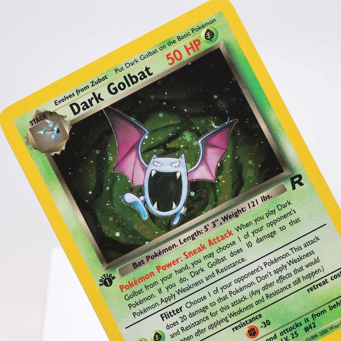 Pokemon TCG Dark Golbat 782 Team Rocket Holo Rare 1st Edition WOTC NM 168327252489