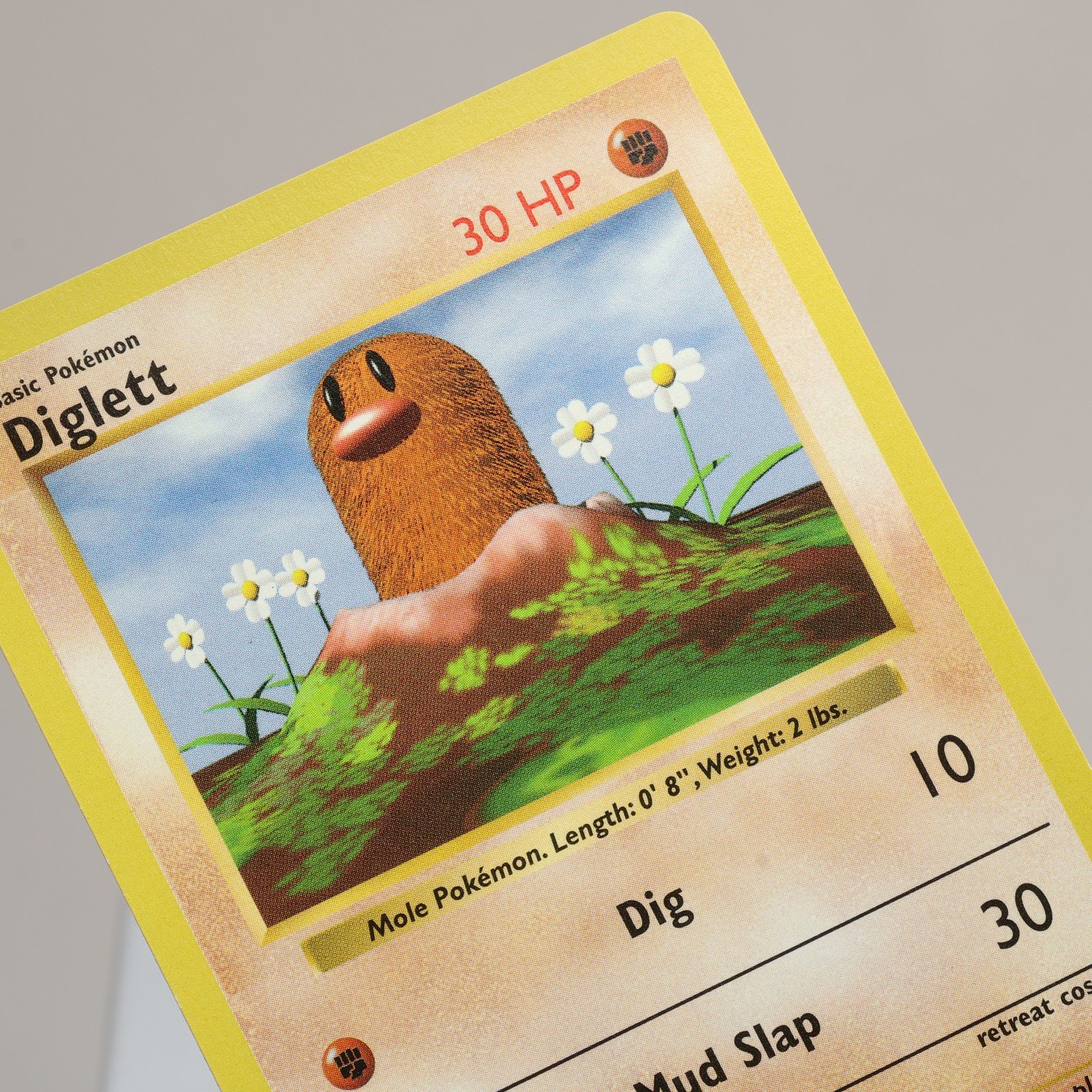 Pokemon TCG Diglett 47102 Base Set Common Shadowless WOTC 1999 NM 168006227439