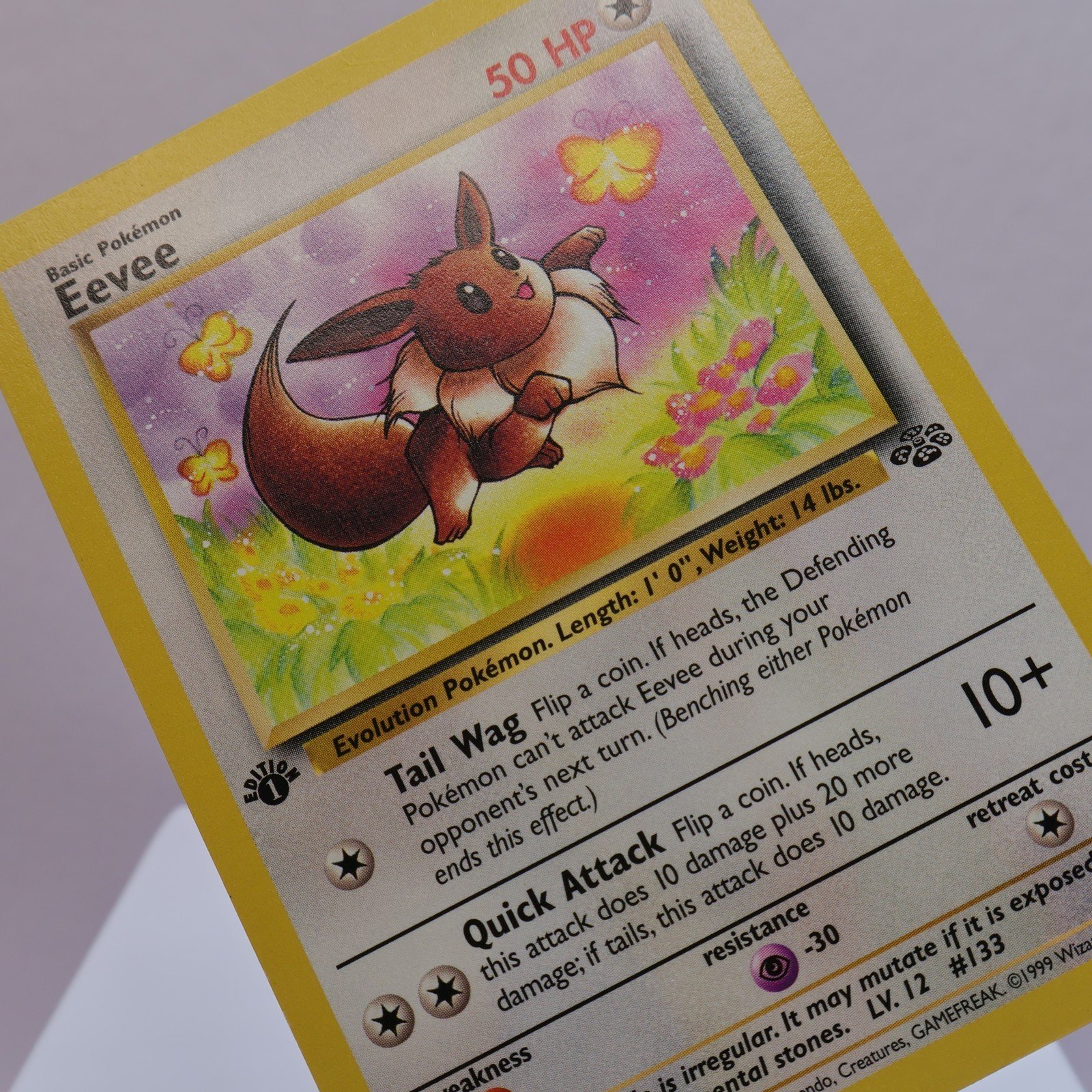 Pokemon TCG Eevee 5164 Jungle Common 1st Edition WOTC 1999 EXC 167755944039