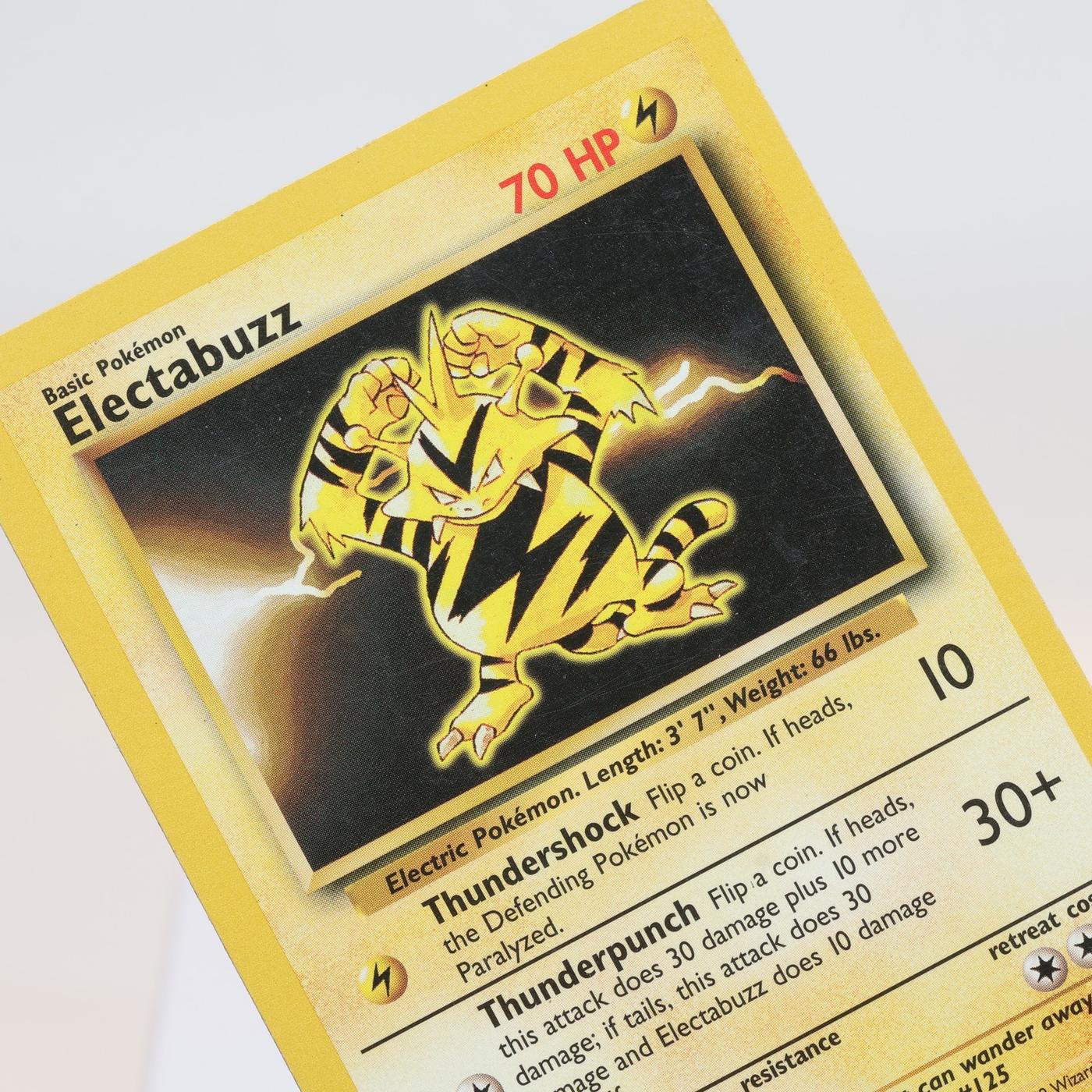 Pokemon TCG Electabuzz 20102 Base Set Rare WOTC MP 168232466109