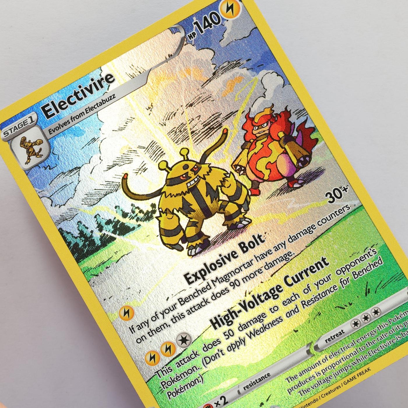 Pokemon TCG Electivire GG08GG70 Crown Zenith Galarian Gallery WOTC NMM 168575354979