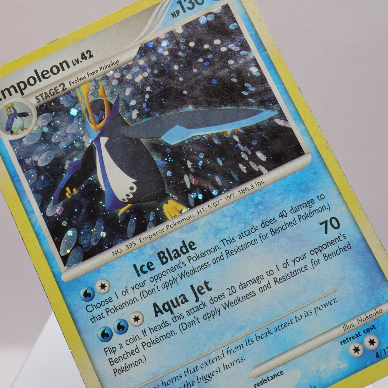 Pokemon TCG – Empoleon 4/130 Diamond & Pearl Holo Rare   – PL