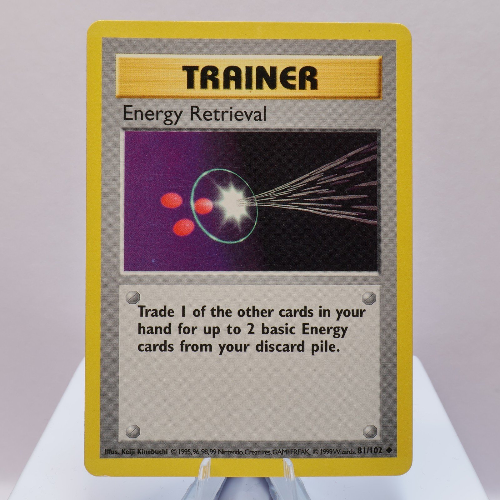 Pokemon TCG Energy Retrieval 81102 Base Set Shadowless WOTC 1999 EXC 167710747769 2