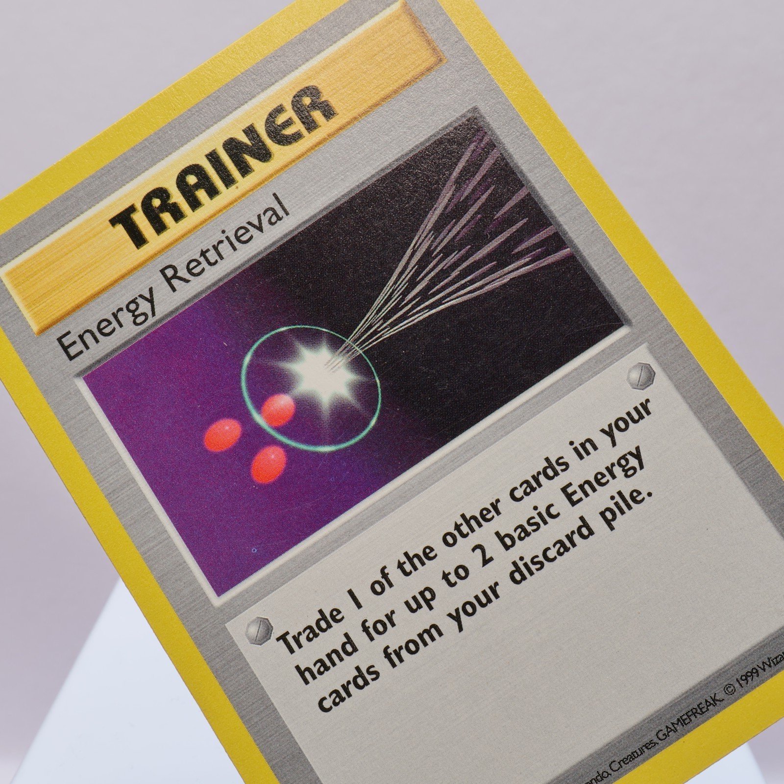Pokemon TCG Energy Retrieval 81102 Base Set Shadowless WOTC 1999 EXC 167710747769