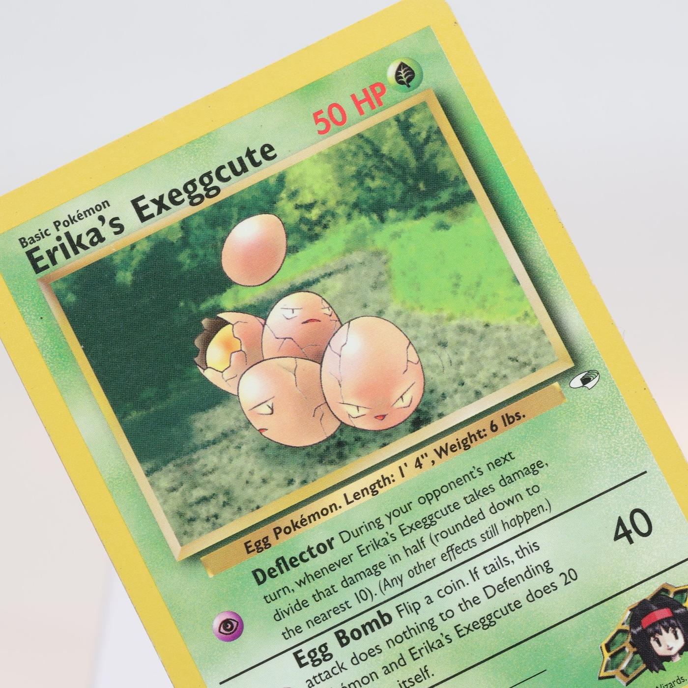 Pokemon TCG Erikas Exeggcute 43132 Gym Heroes Uncommon WOTC MP 168232466159