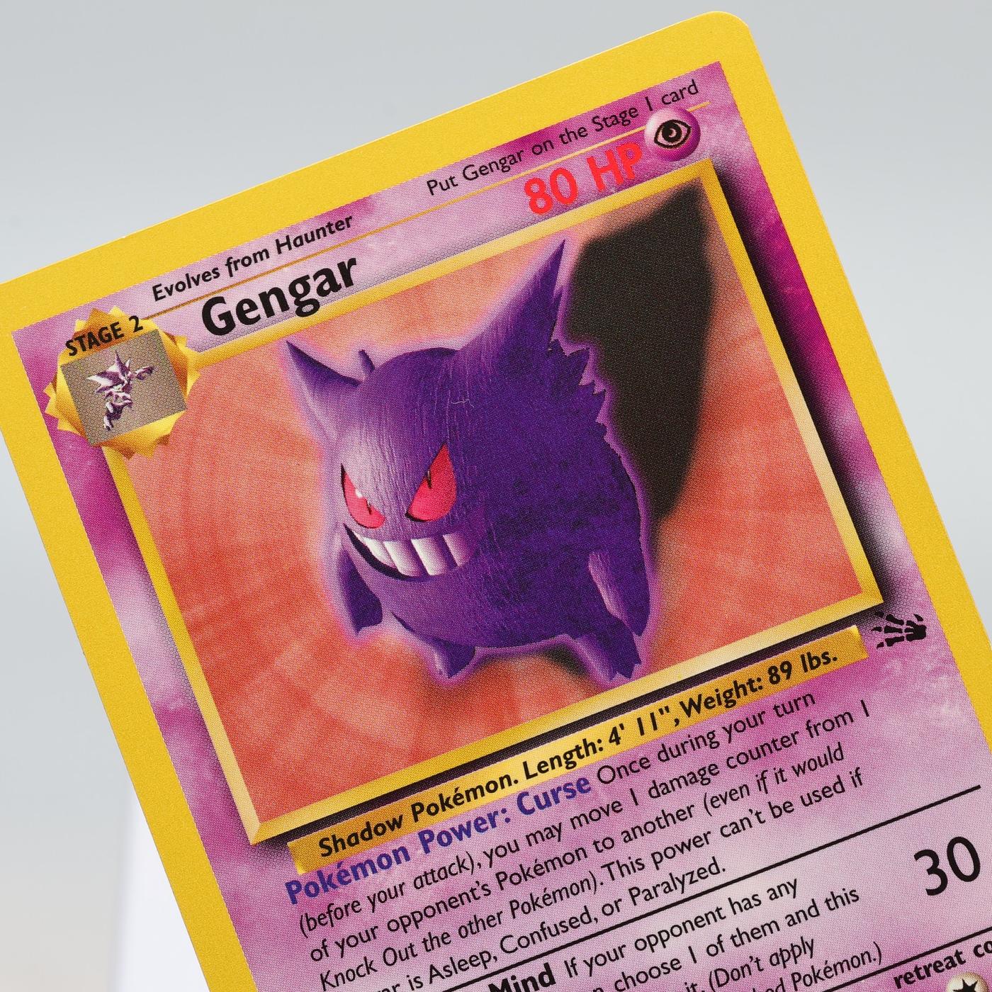 Pokemon TCG Gengar 2062 Fossil Rare WOTC NMM 168411843659
