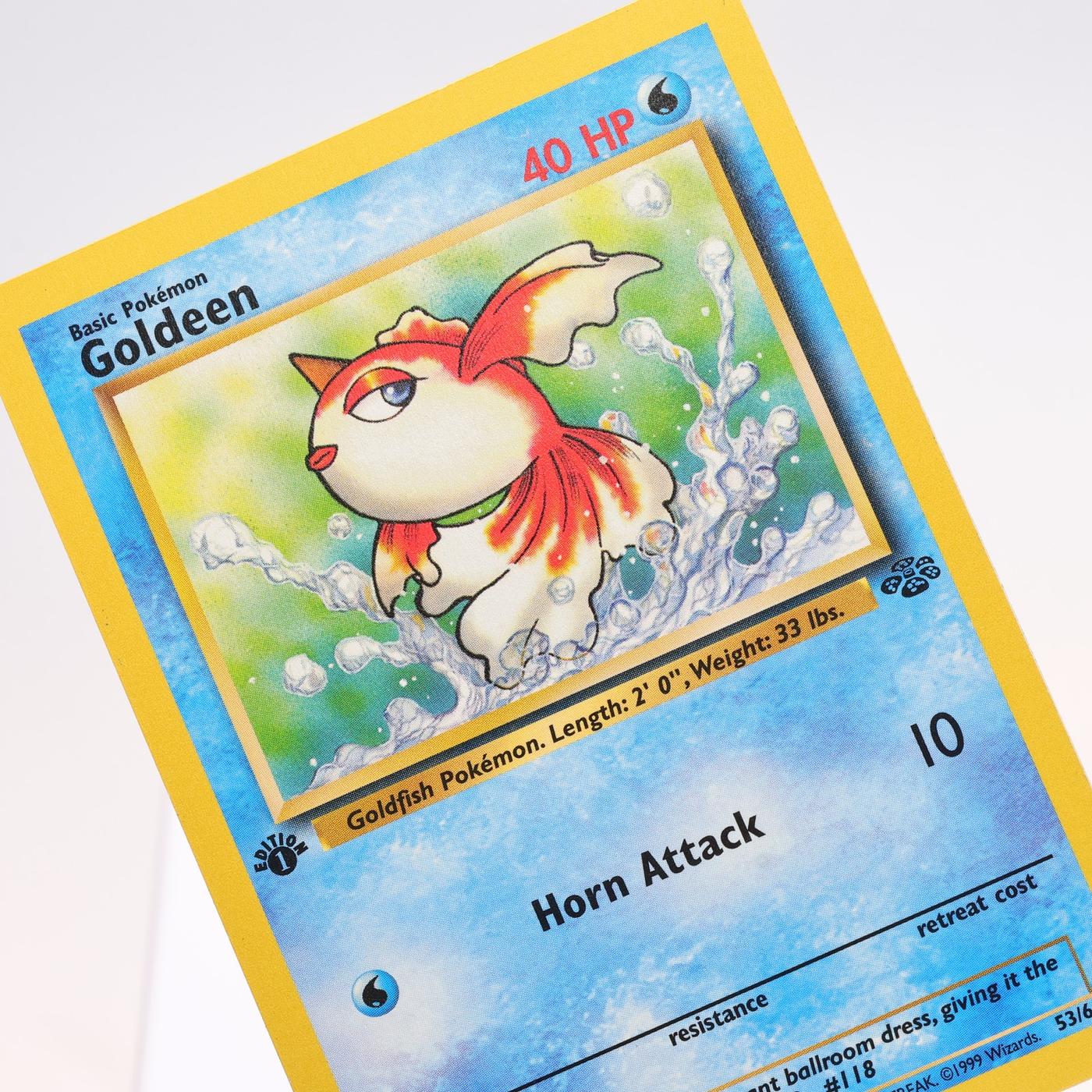 Pokemon TCG Goldeen 5364 Jungle Common 1st Edition WOTC EXCNM 168300703689