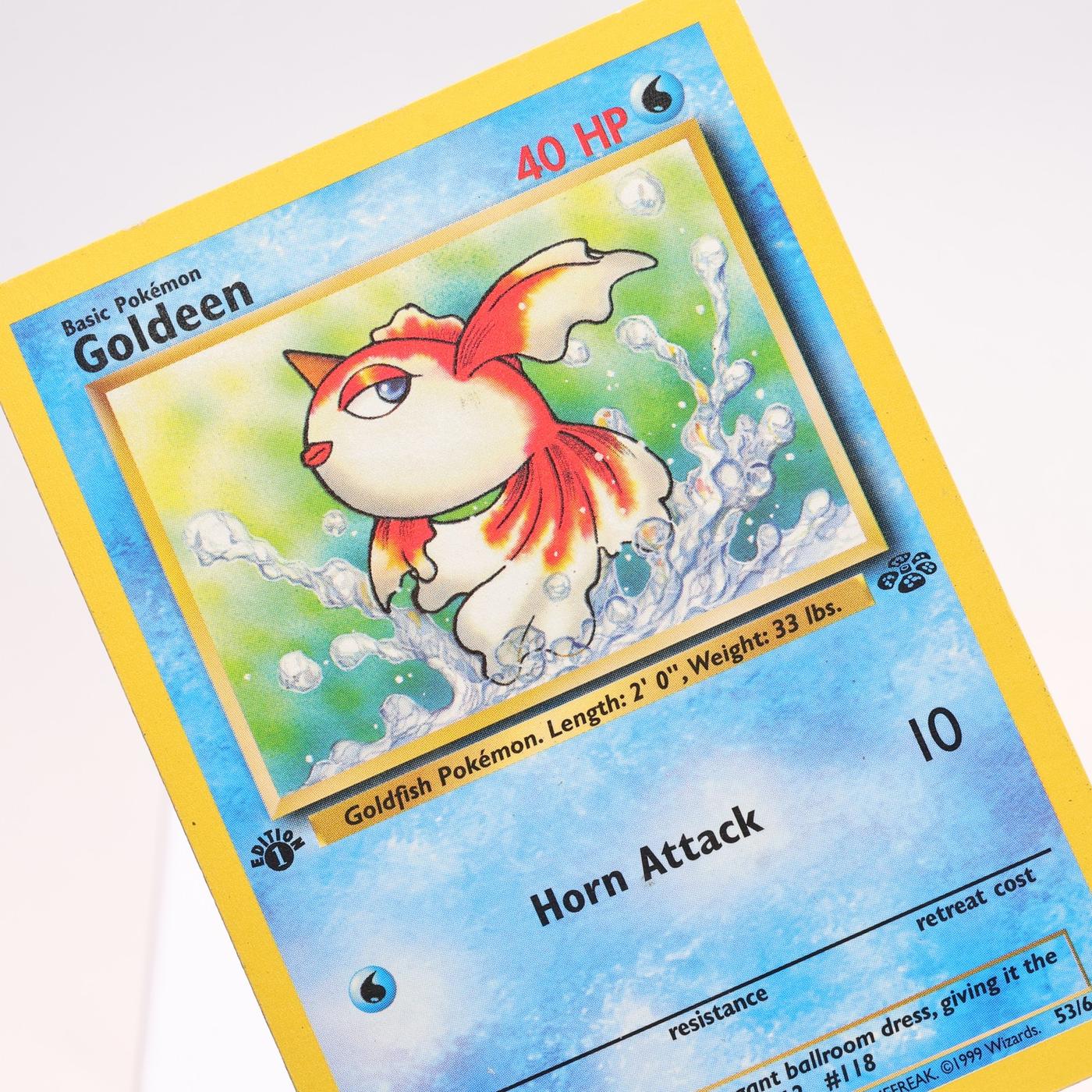 Pokemon TCG Goldeen 5364 Jungle Common 1st Edition WOTC MP 168300703669