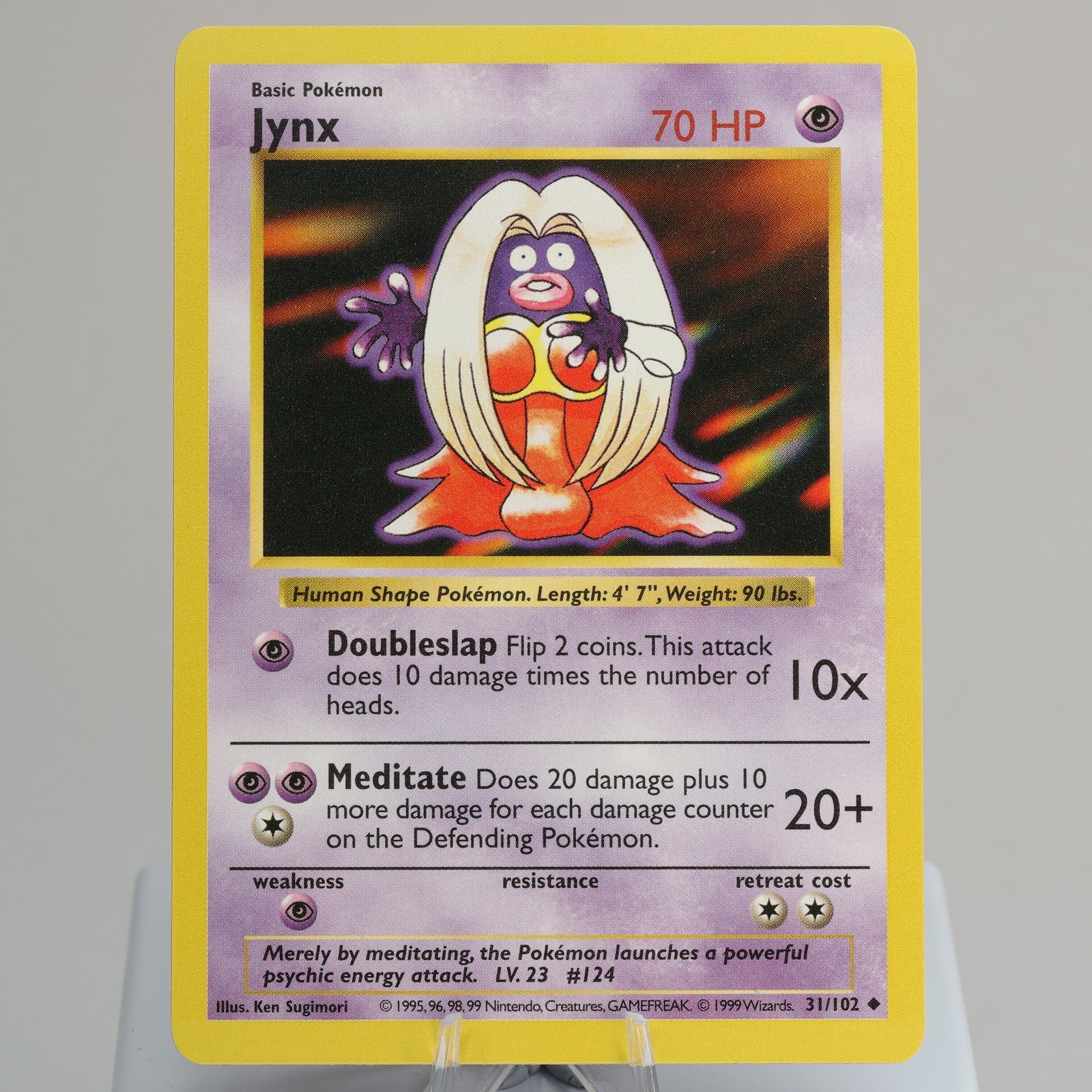 Pokemon TCG Jynx 31102 Base Set Uncommon Shadowless WOTC 1999 EXCNM 168006227369 2