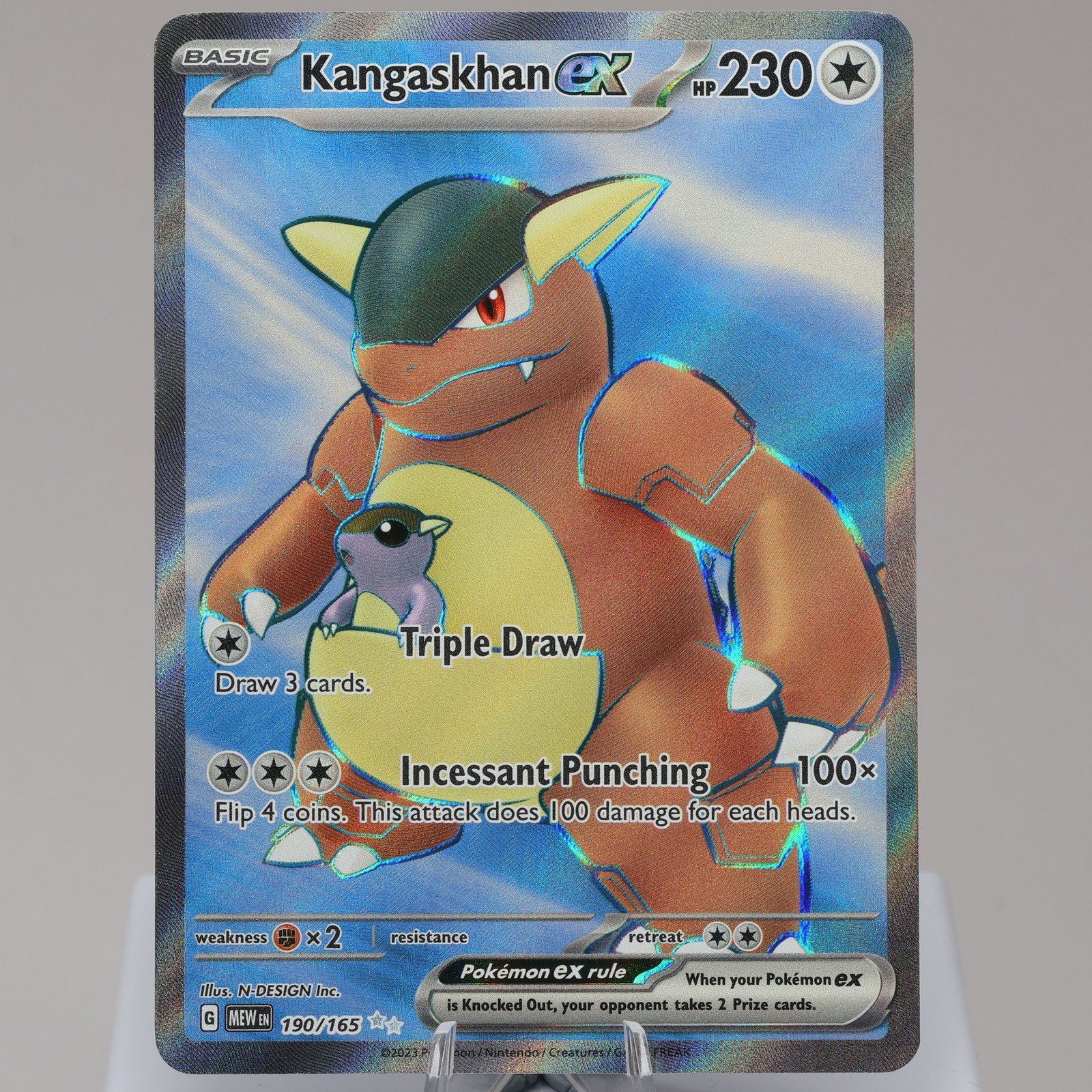 Pokemon TCG Kangaskhan Ex 190165 151 Ultra Rare WOTC 1999 NM 167950659029 2
