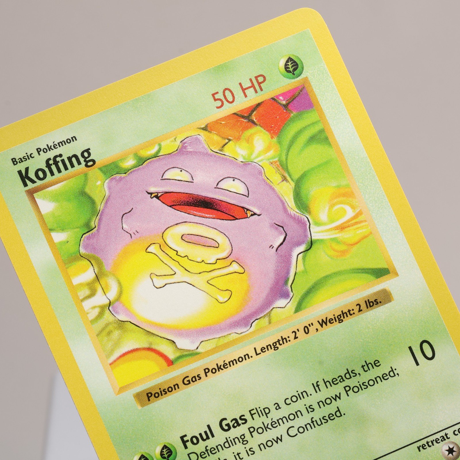 Pokemon TCG Koffing 51102 Base Set Common Shadowless WOTC 1999 NM 168006227429