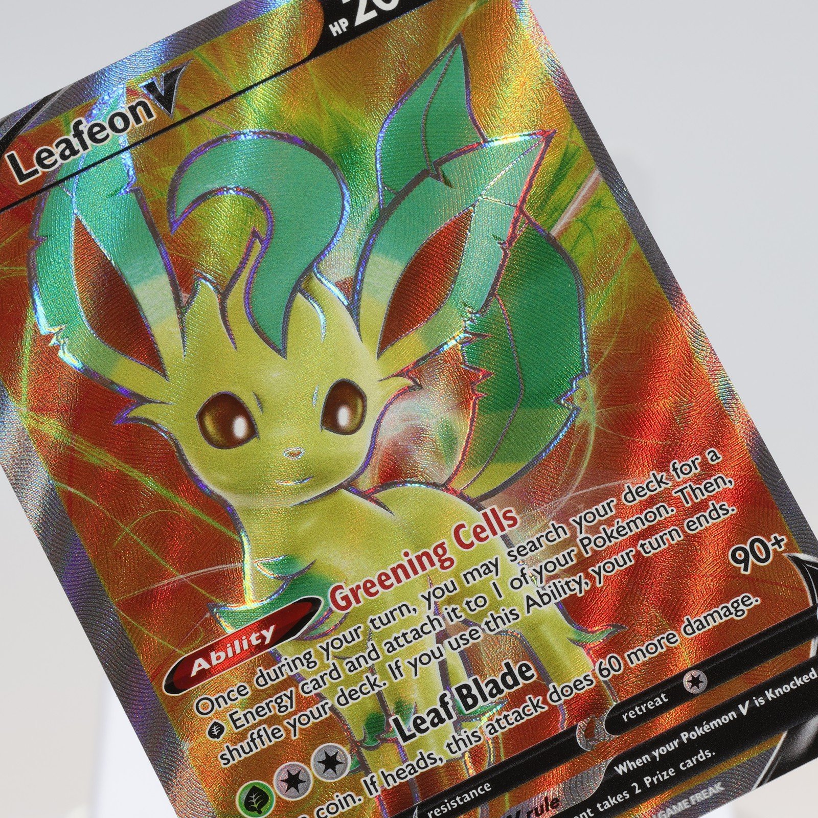 Pokemon TCG Leafeon V 166203 Evolving Skies Full Art WOTC 1999 NMM 168144948329