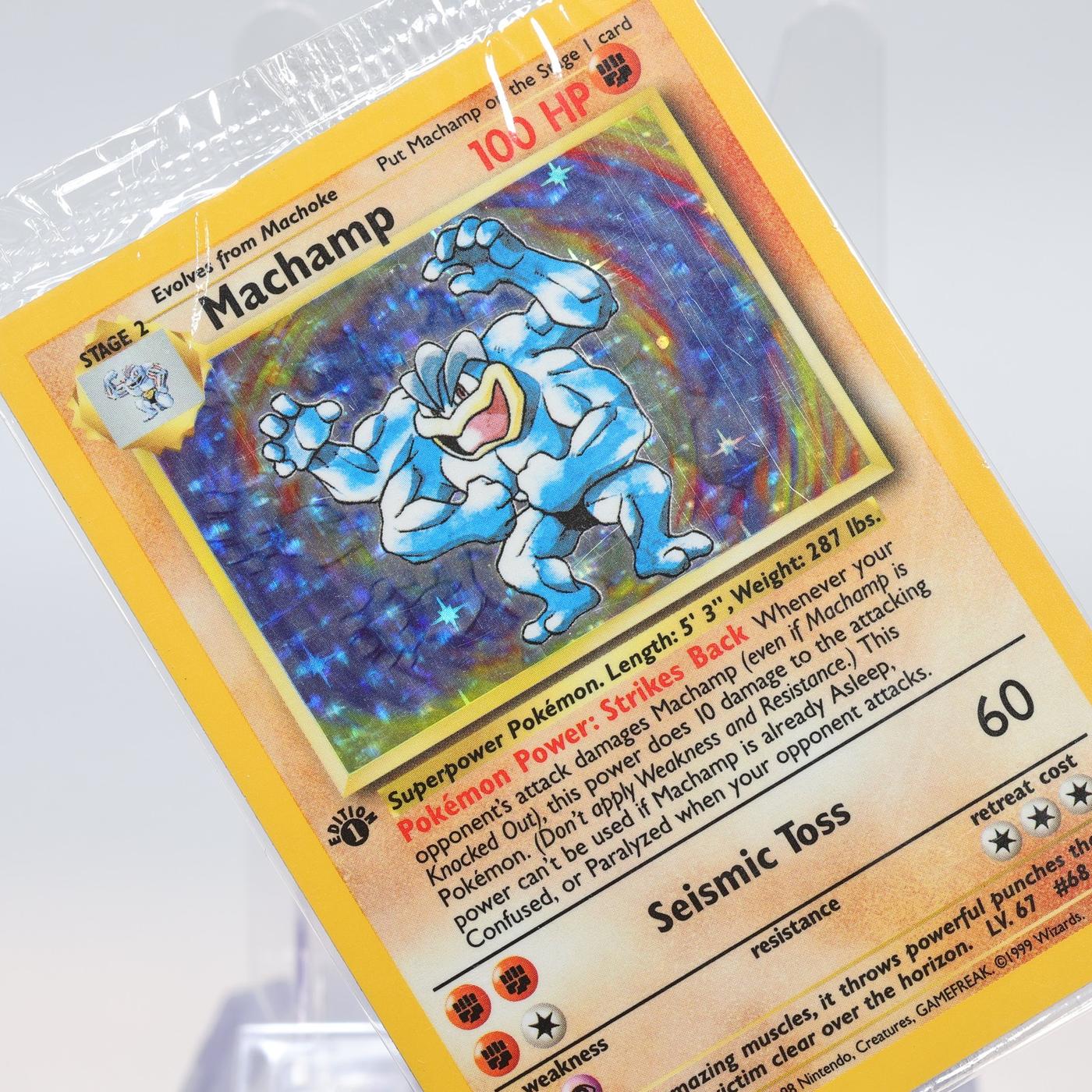 Pokemon TCG Machamp 8102 Base Set Holo Rare Sealed 168411843679
