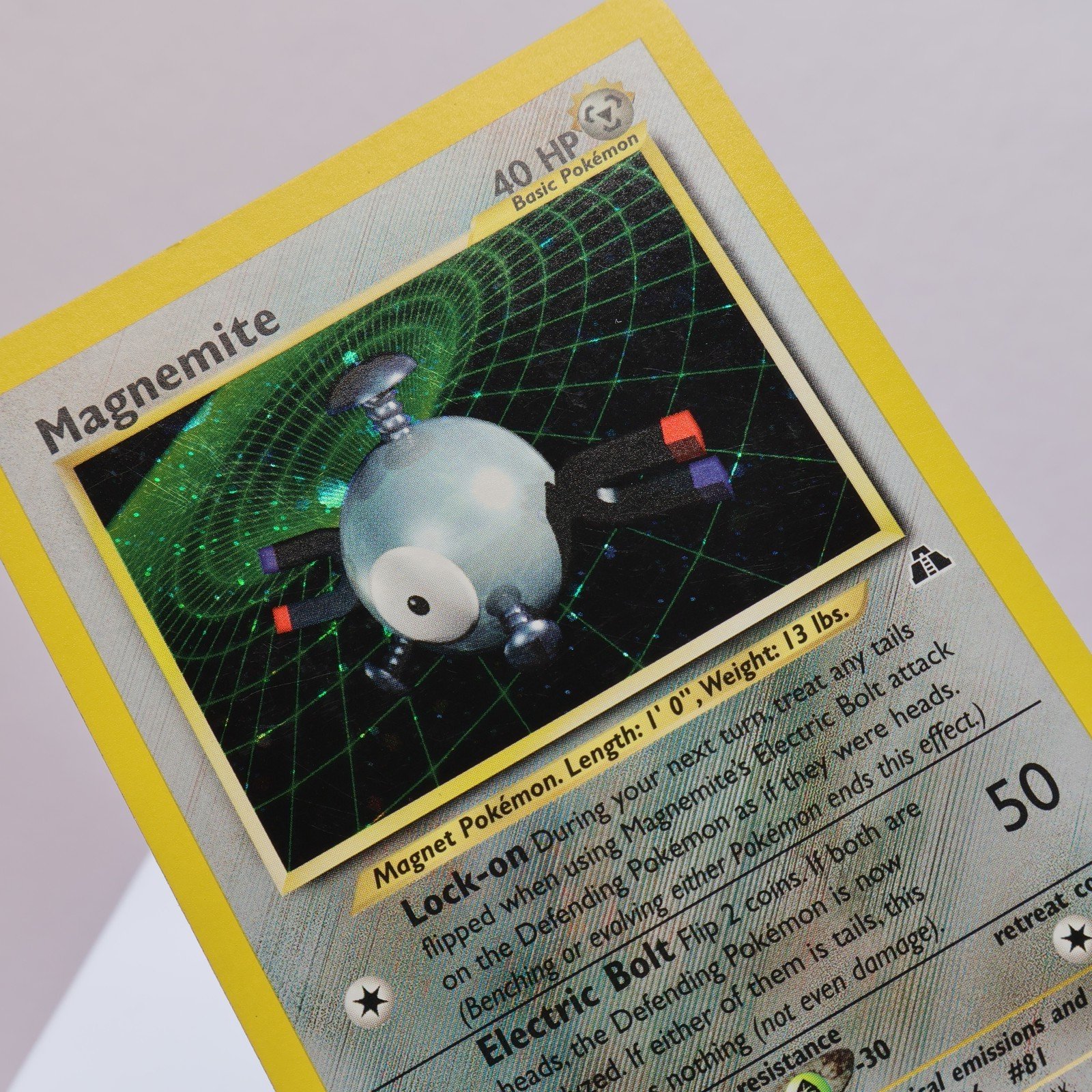 Pokemon TCG Magnemite 775 Neo Discovery Holo Rare WOTC 1999 EXCNM 167830364459
