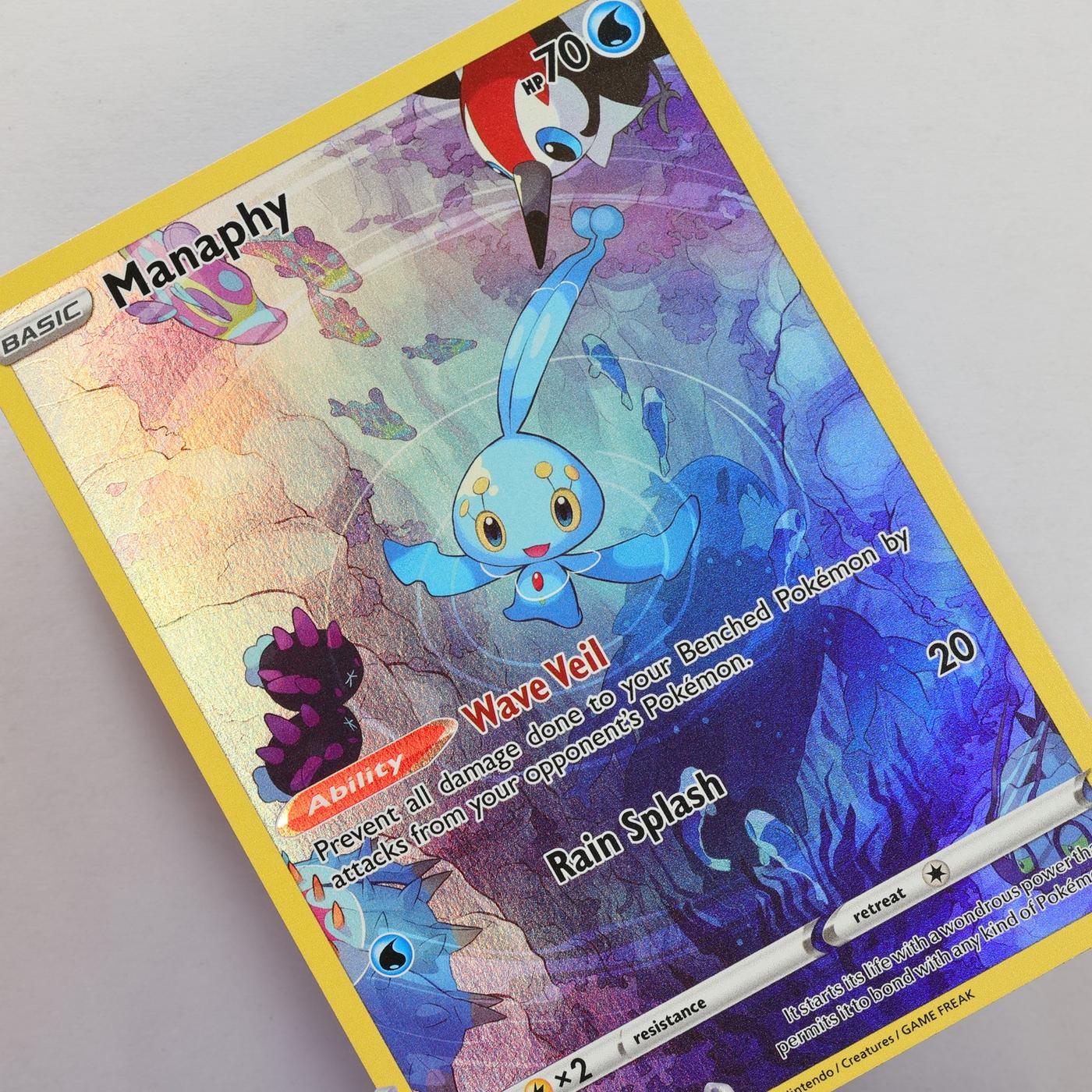Pokemon TCG Manaphy GG06GG70 Crown Zenith Galarian Gallery WOTC NMM 168575354969