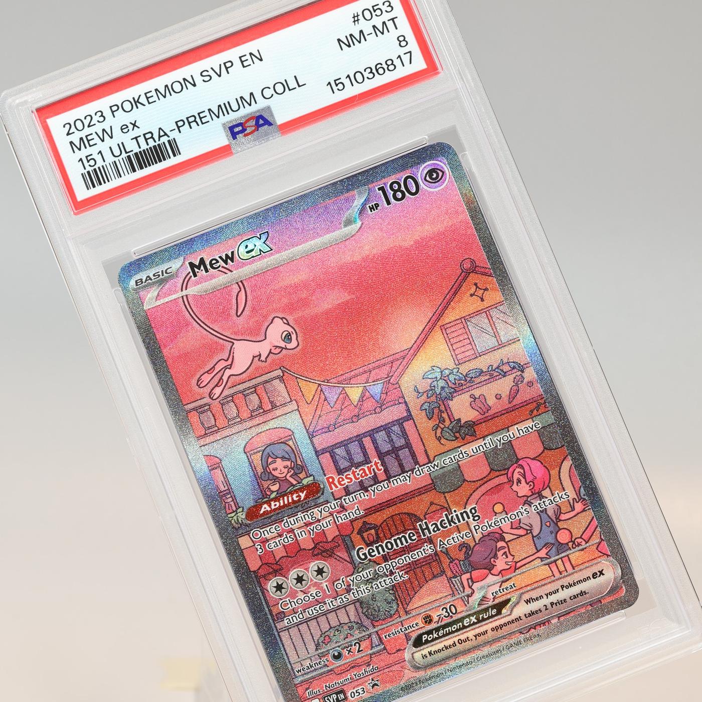 Pokemon TCG – Mew Ex Promo #53 #053 151 Ultra Premium Collection – PSA 8 NM/MT