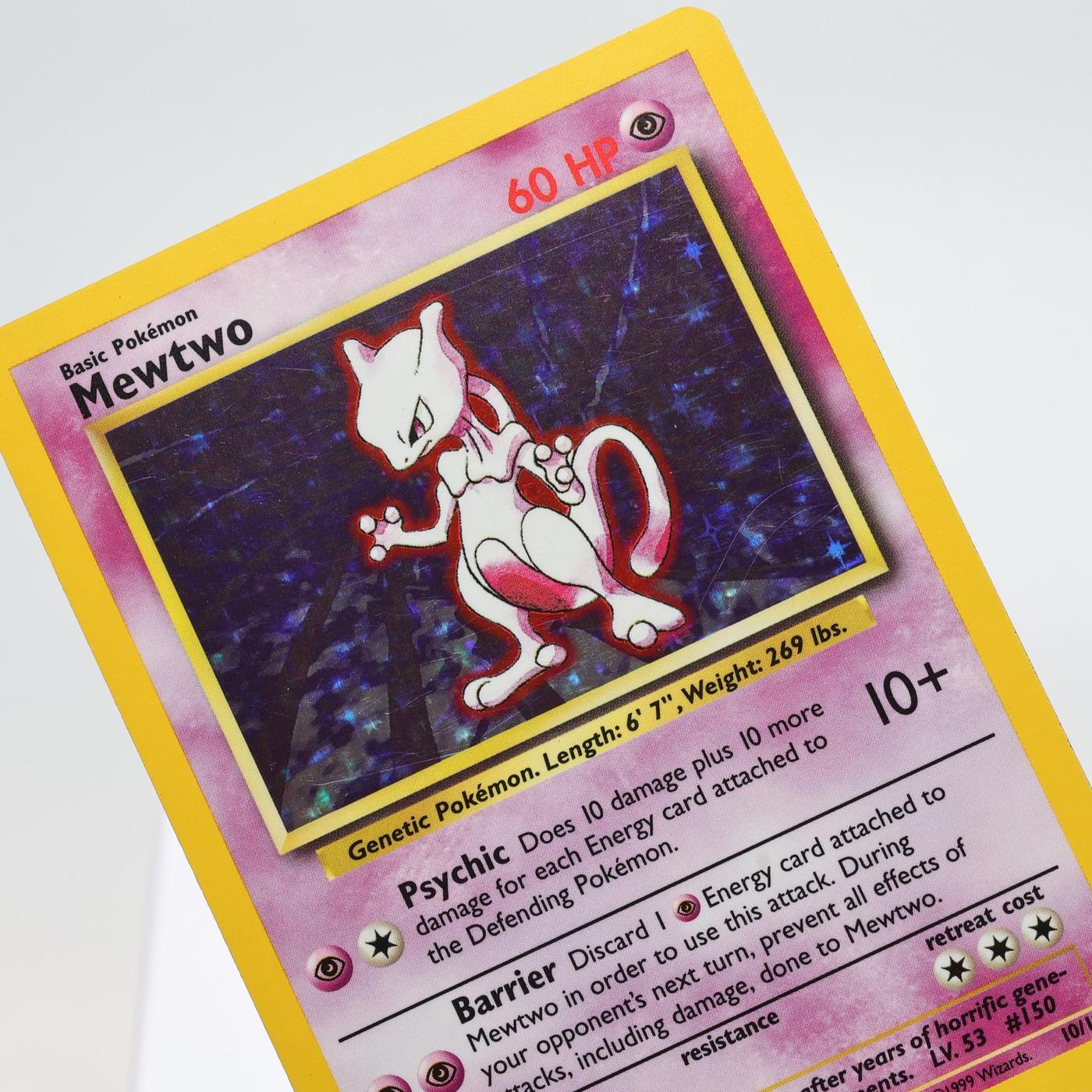 Pokemon TCG Mewtwo 10102 Base Set Holo Rare WOTC EXC 168325203359