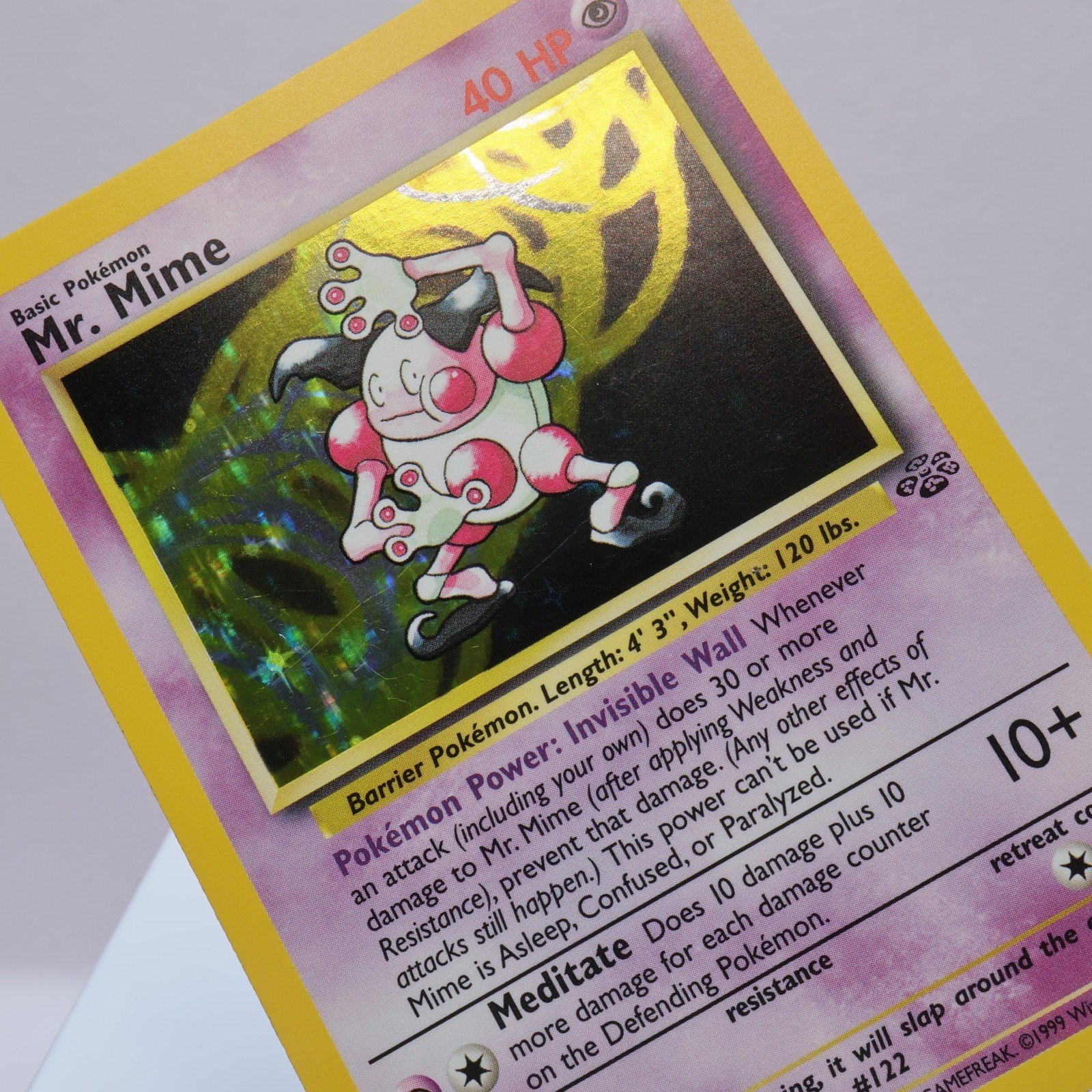 Pokemon TCG – Mr. Mime 6/64 Jungle Holo Rare  WOTC 1999 – EXC/NM