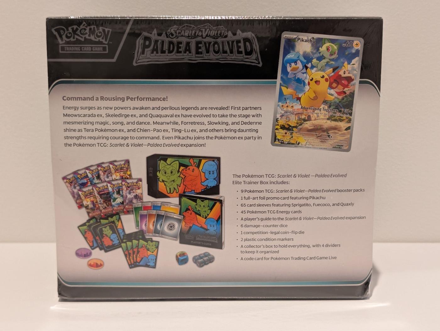 Pokemon TCG Paldea Evolved Elite Trainer Box Scarlet Violet ETB Sealed 168381228869 2