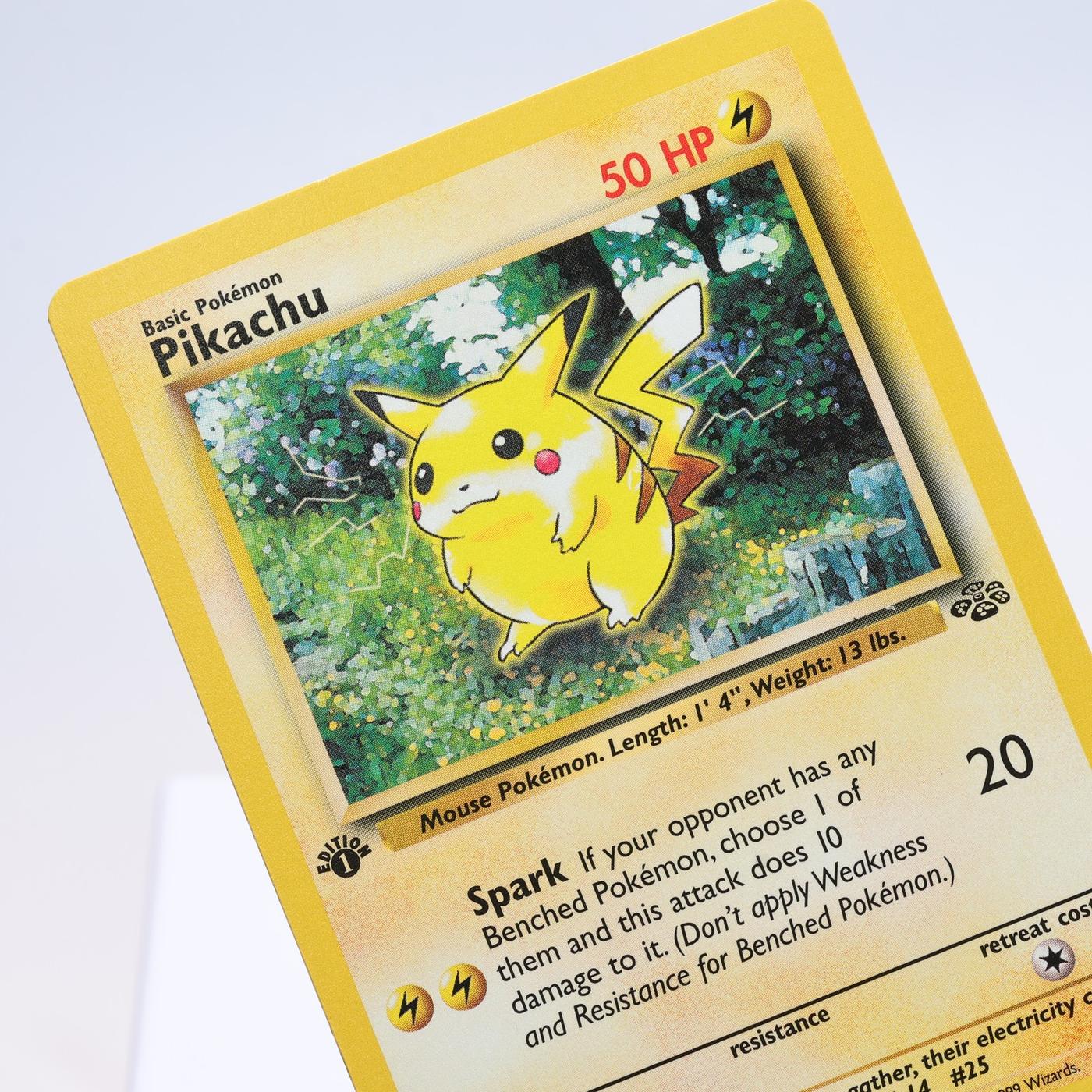 Pokemon TCG Pikachu 6064 Jungle Common 1st Edition WOTC NM 168300703659