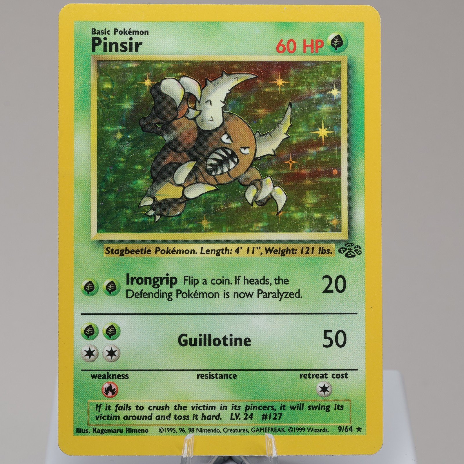 Pokemon TCG Pinsir 964 Jungle Holo Rare WOTC 1999 EXC 167950659079 2