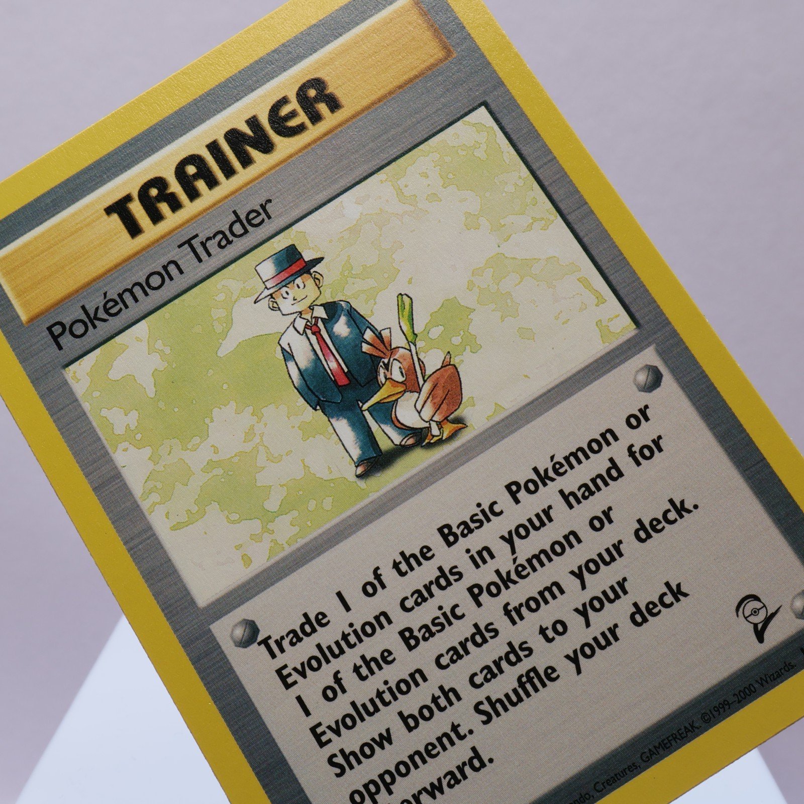 Pokemon TCG – Pokémon Trader 106/130 Base Set 2 Rare  WOTC – EXC