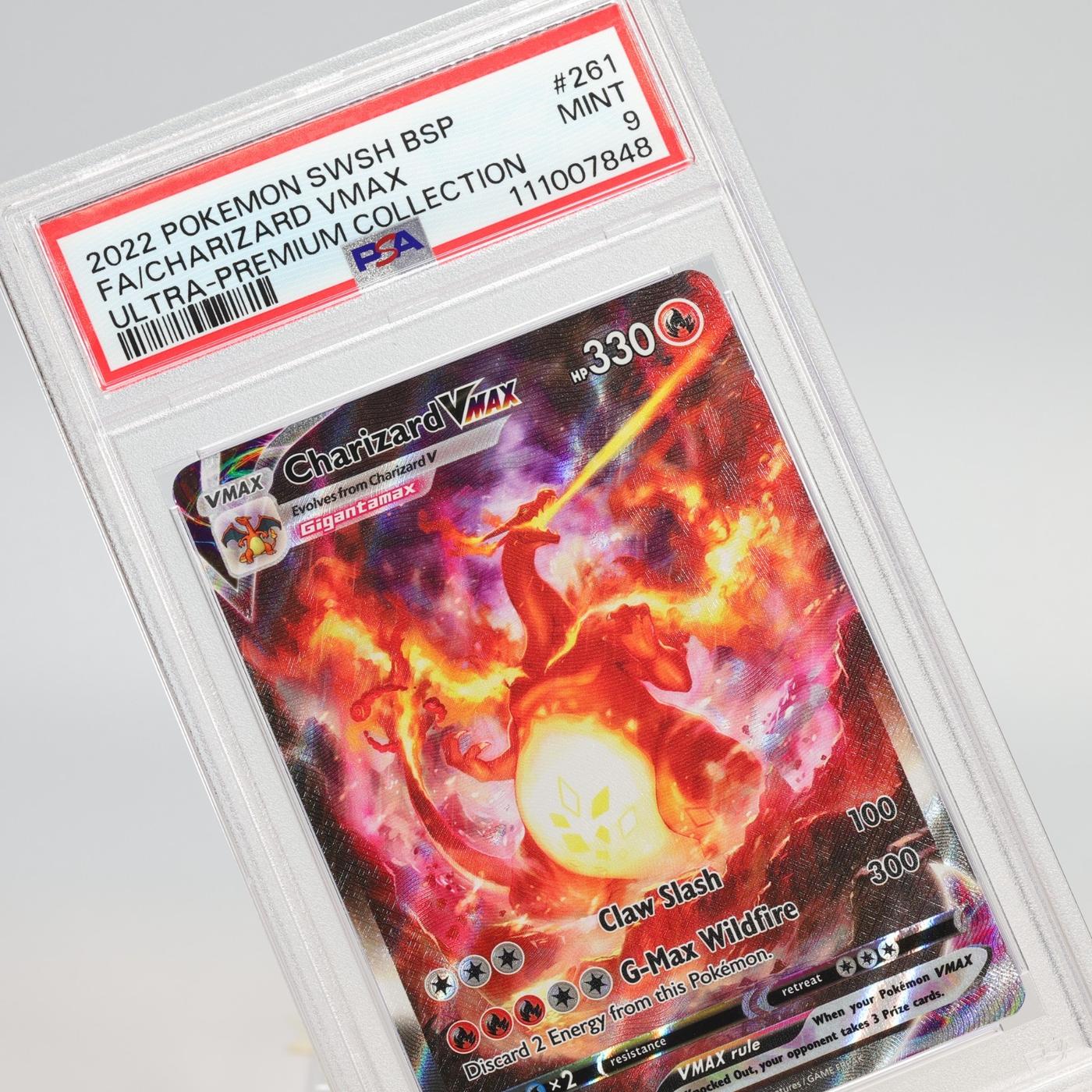 Pokemon TCG SWSH Black Star Promo Charizard Vmax SWSH261 PSA 9 Mint 168351583499