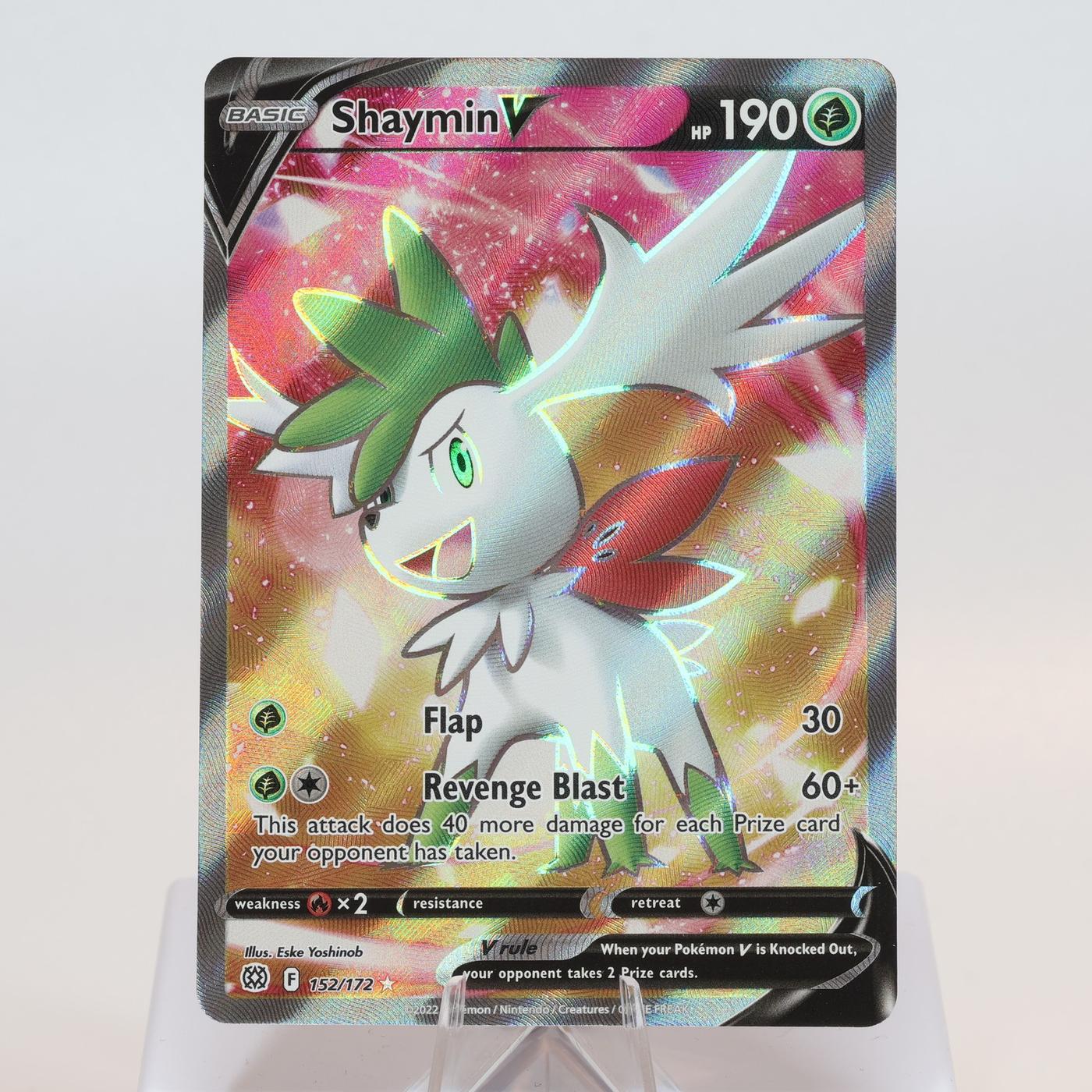 Pokemon TCG Shaymin V 152172 Brilliant Stars Full Art NM 168205418479 2