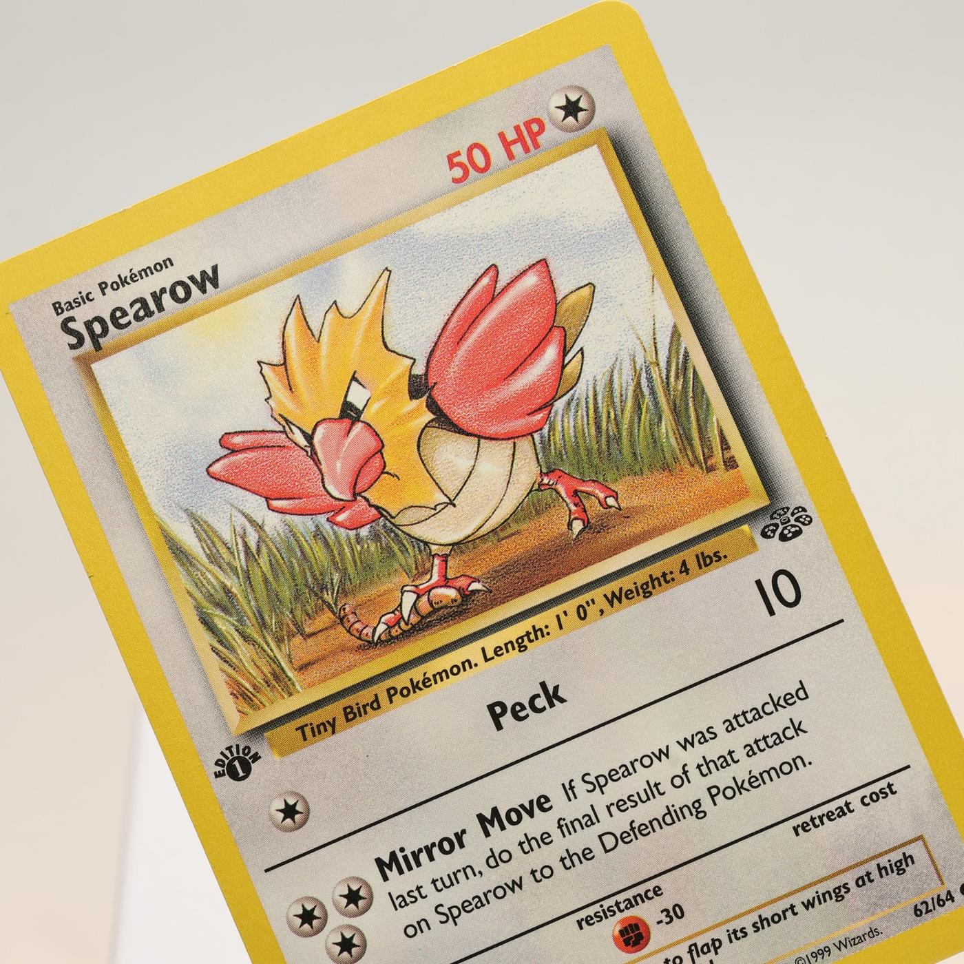 Pokemon TCG Spearow 6264 Jungle Common 1st Edition WOTC EXCNM 168300703679