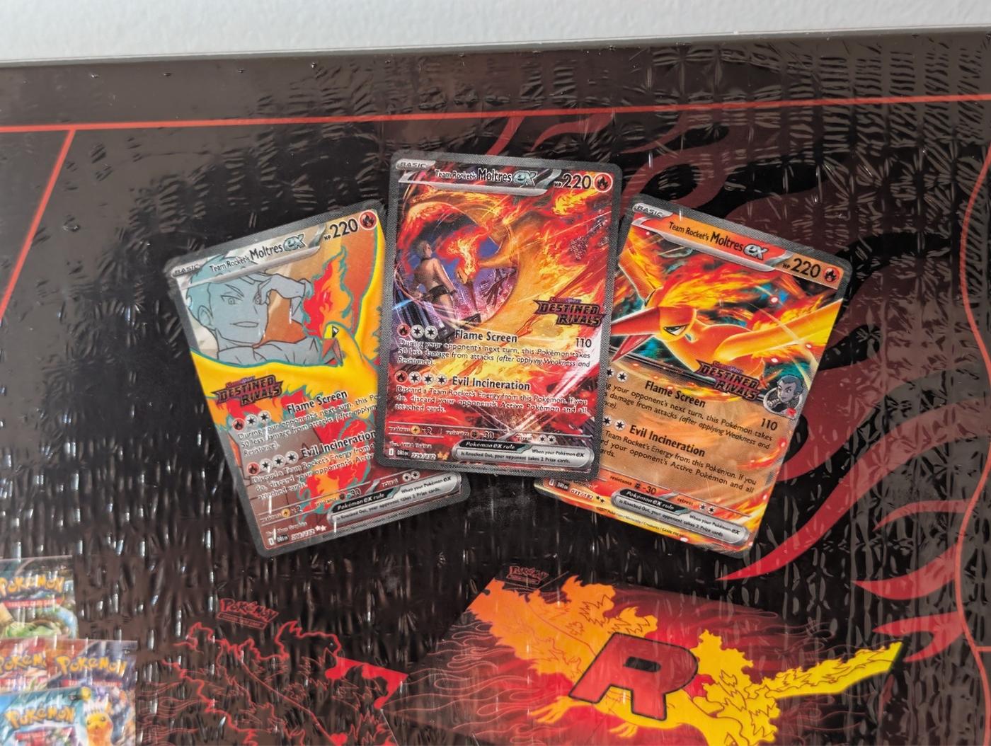 Pokemon TCG Team Rockets Moltres Ex Ultra Premium Collection Box UPC SEALED 168351596339 4
