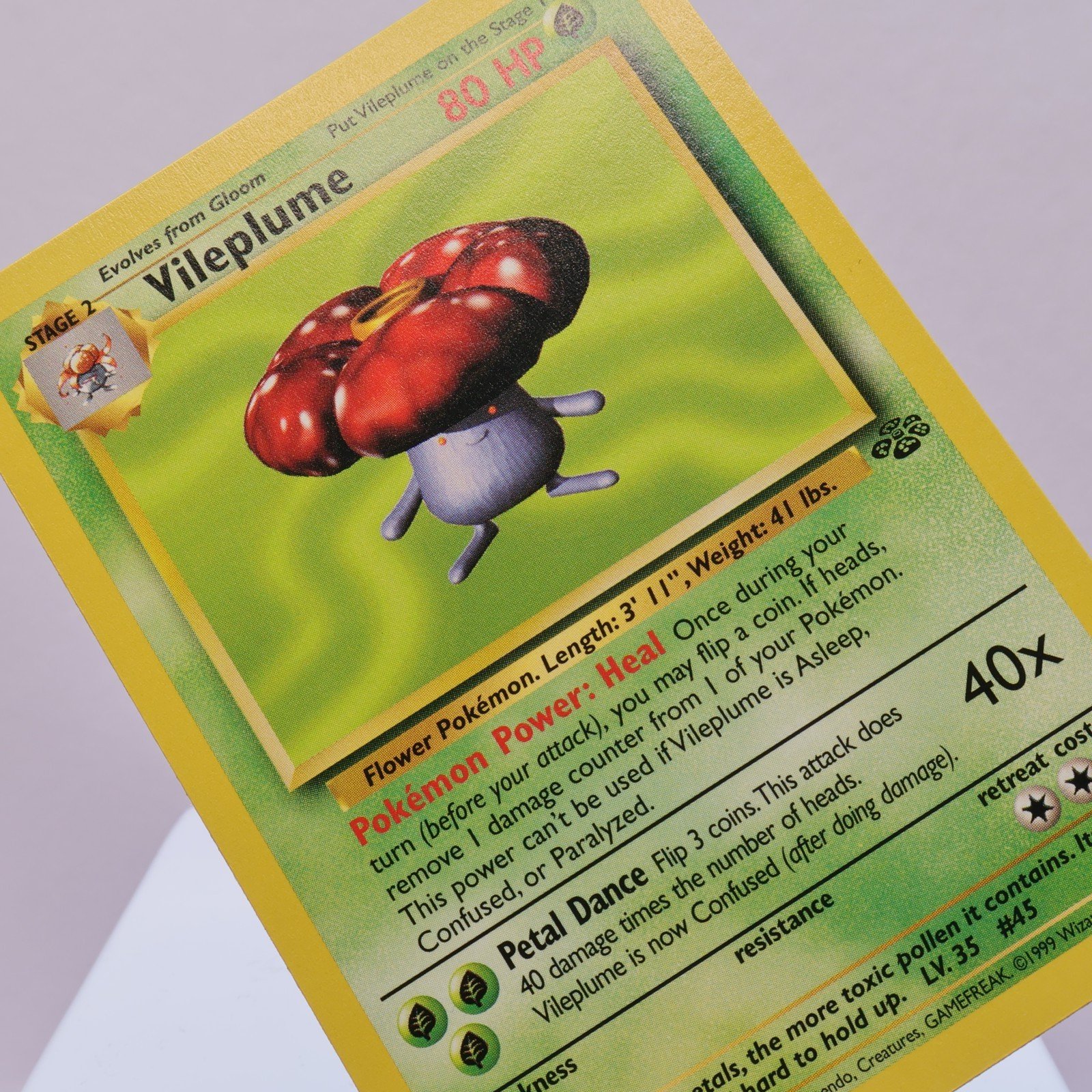 Pokemon TCG – Vileplume 31/64 Jungle Rare  WOTC – NM